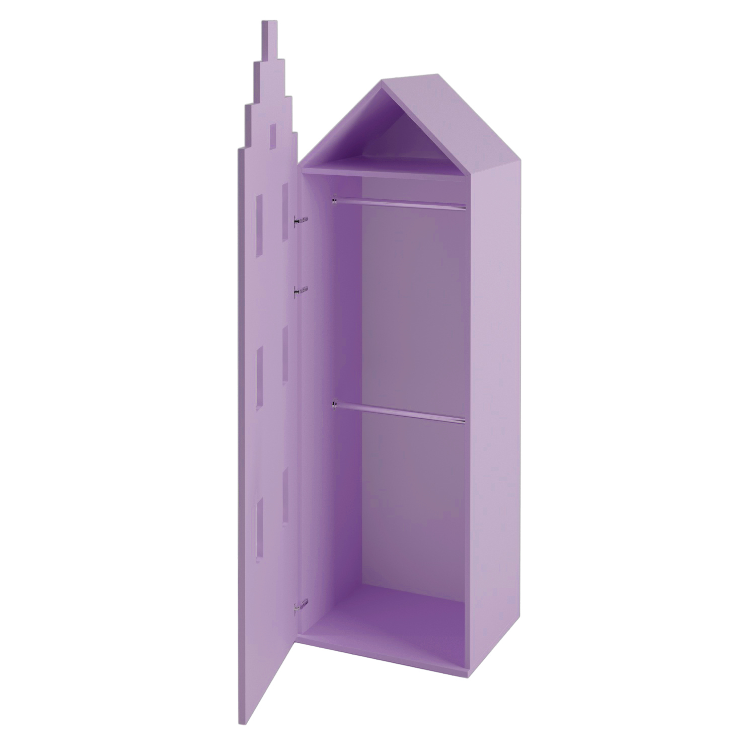 

Шкаф-домик Амстердам для детской одежды Little Room Little Room Baby House лаванда (LAW-8536-2)