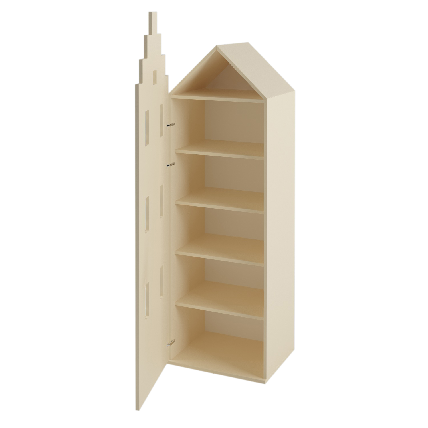 

Детский шкаф домик для вещей Амстердам Little Room Little Room Baby House ваниль (VAN-1301-9)