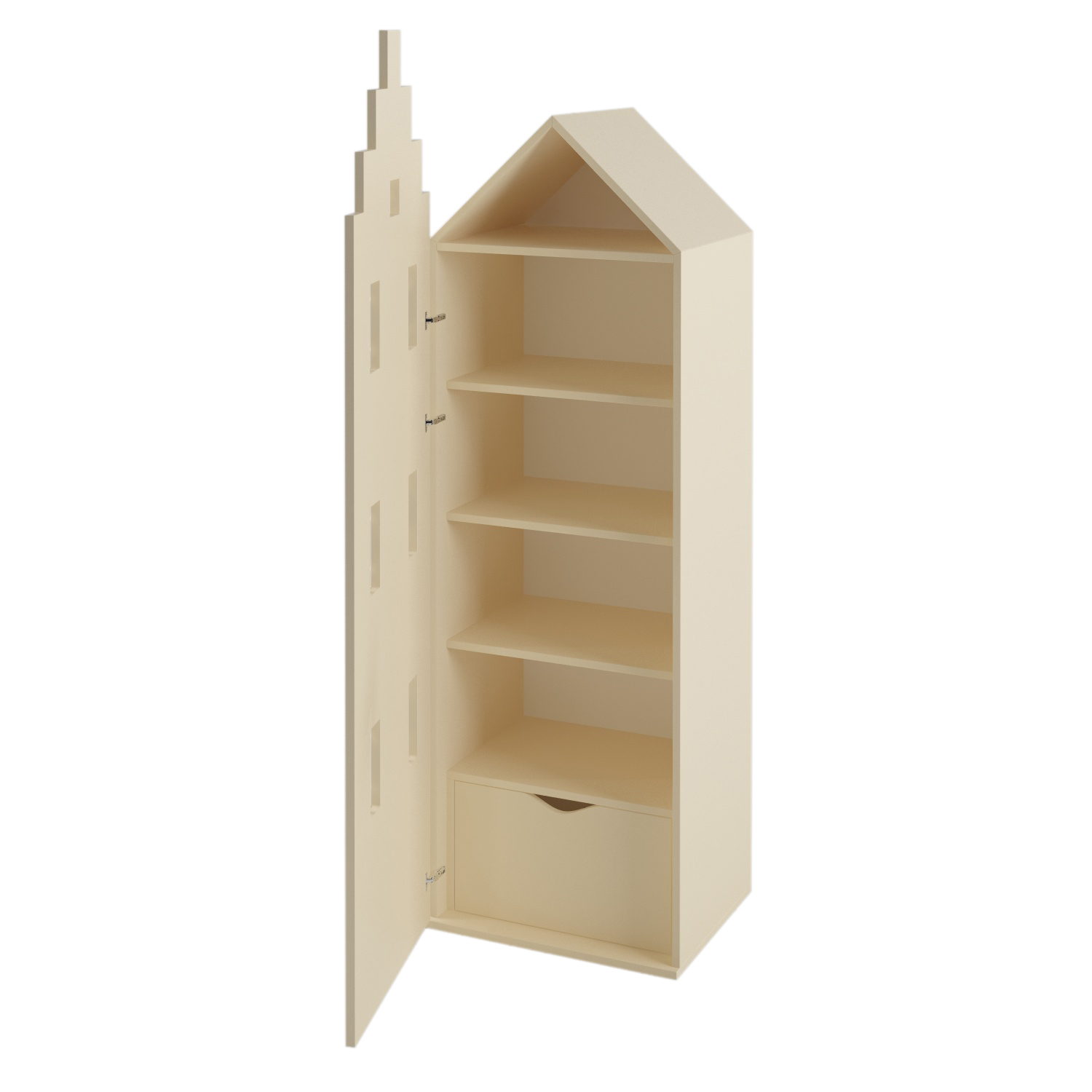 

Шкаф детский Амстердам Little Room Little Room Baby House ваниль (VAN-1301-11)