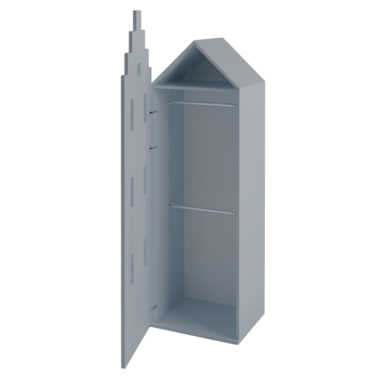 

Шкаф-домик Амстердам для детской одежды Little Room Little Room Baby House голубой (GLB-7179-2)