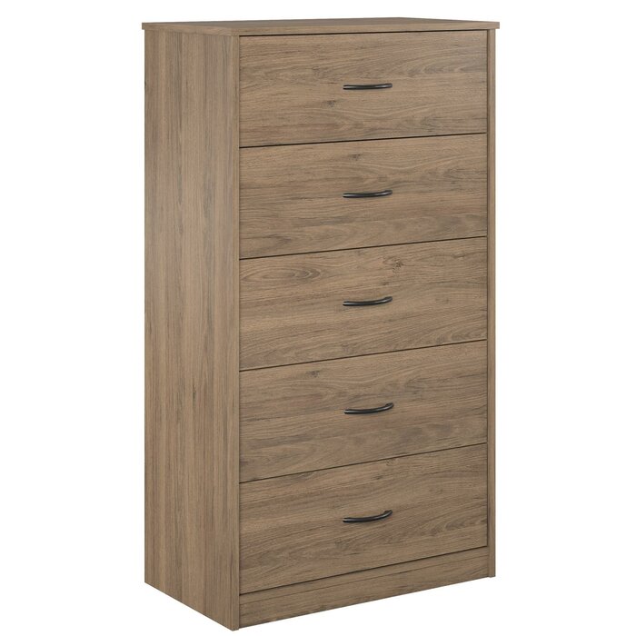 

Комод с 5 ящиками Little Room Baby House Дуб Винтаж (T-00017)