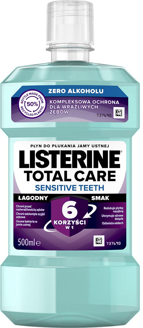 Ополаскиватель для полости рта Listerine Total Care Sensitive 500 мл ...