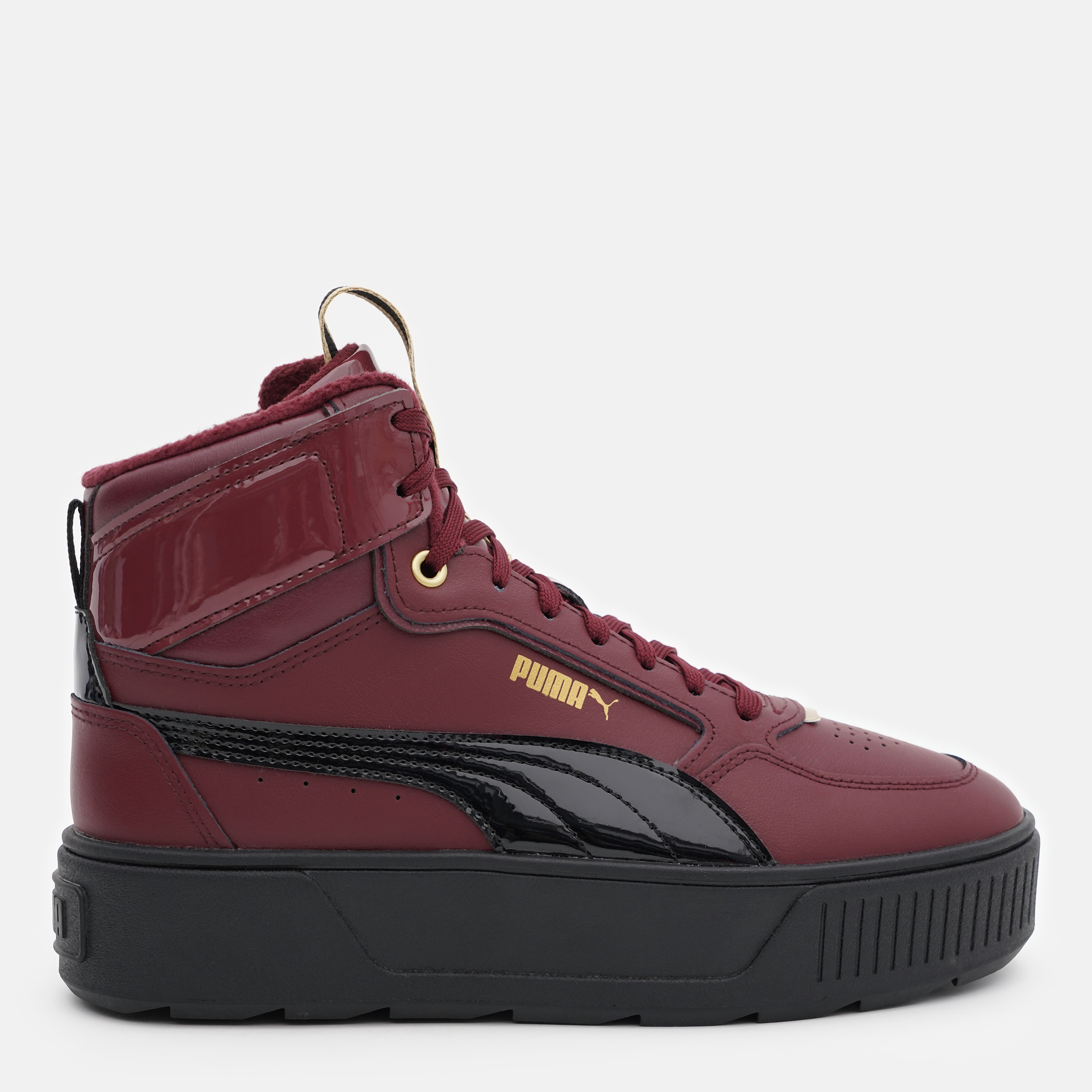 Акція на Жіночі кросівки для тенісу Puma Karmen Rebelle Mid WTR 38762402 37.5 (4.5) 23.5 см Aubergine-Puma Black від Rozetka