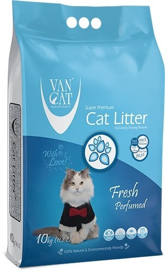 Van Cat Fresh - комкующийся наполнитель Ван Кет с ароматом свежести 10 ...