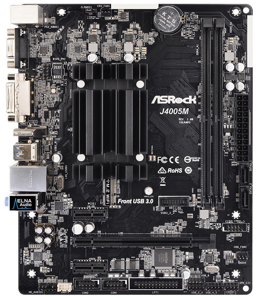 

Материнська плата ASRock J4005M