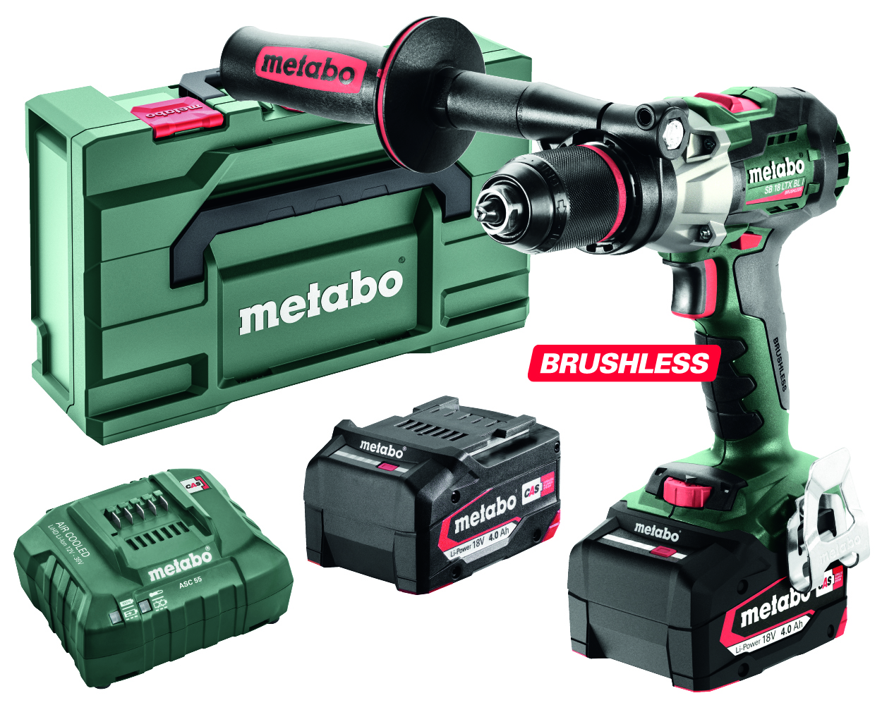 Аккумуляторная ударная бесщеточная дрель Metabo SB 18 LTX BL I 18V ...