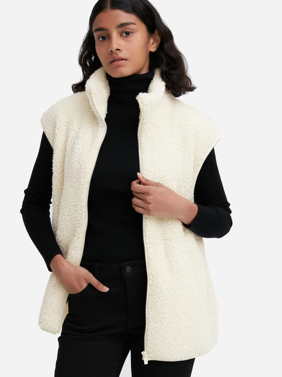 Теплый жилет женский Uniqlo 356674537 XS Белый (1159796083) – в ...