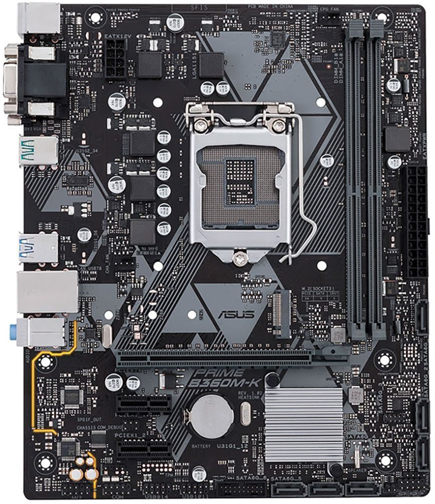 

Материнская плата Asus s1151 B360 PRIME B360M-K