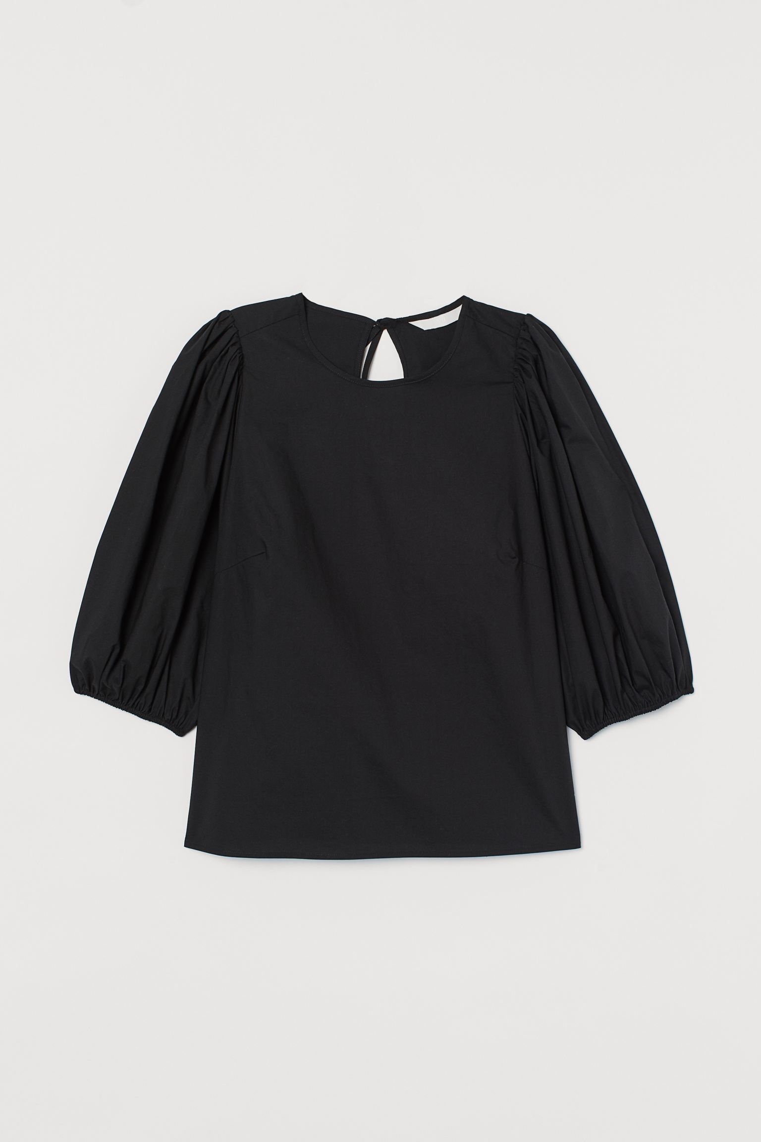 

Блуза H&M M черный 311858052