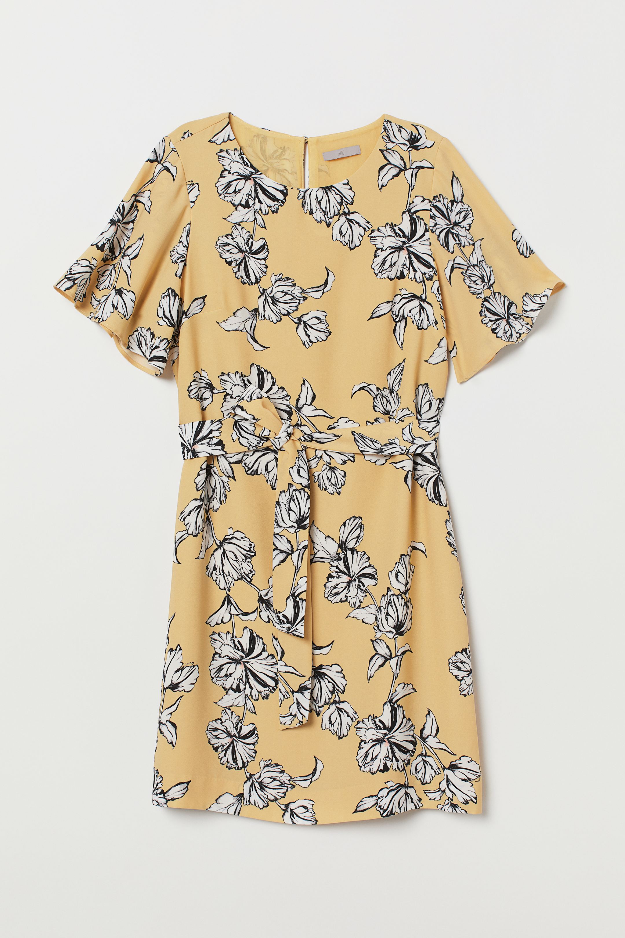 

Платье H&M 40 желтый цветы 7099969