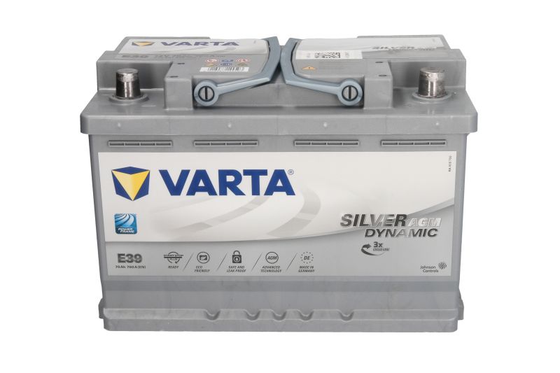 Автомобильный аккумулятор VARTA 6CT-70 АзЕ 570 901 076 Silver Dynamic AGM ( E39)