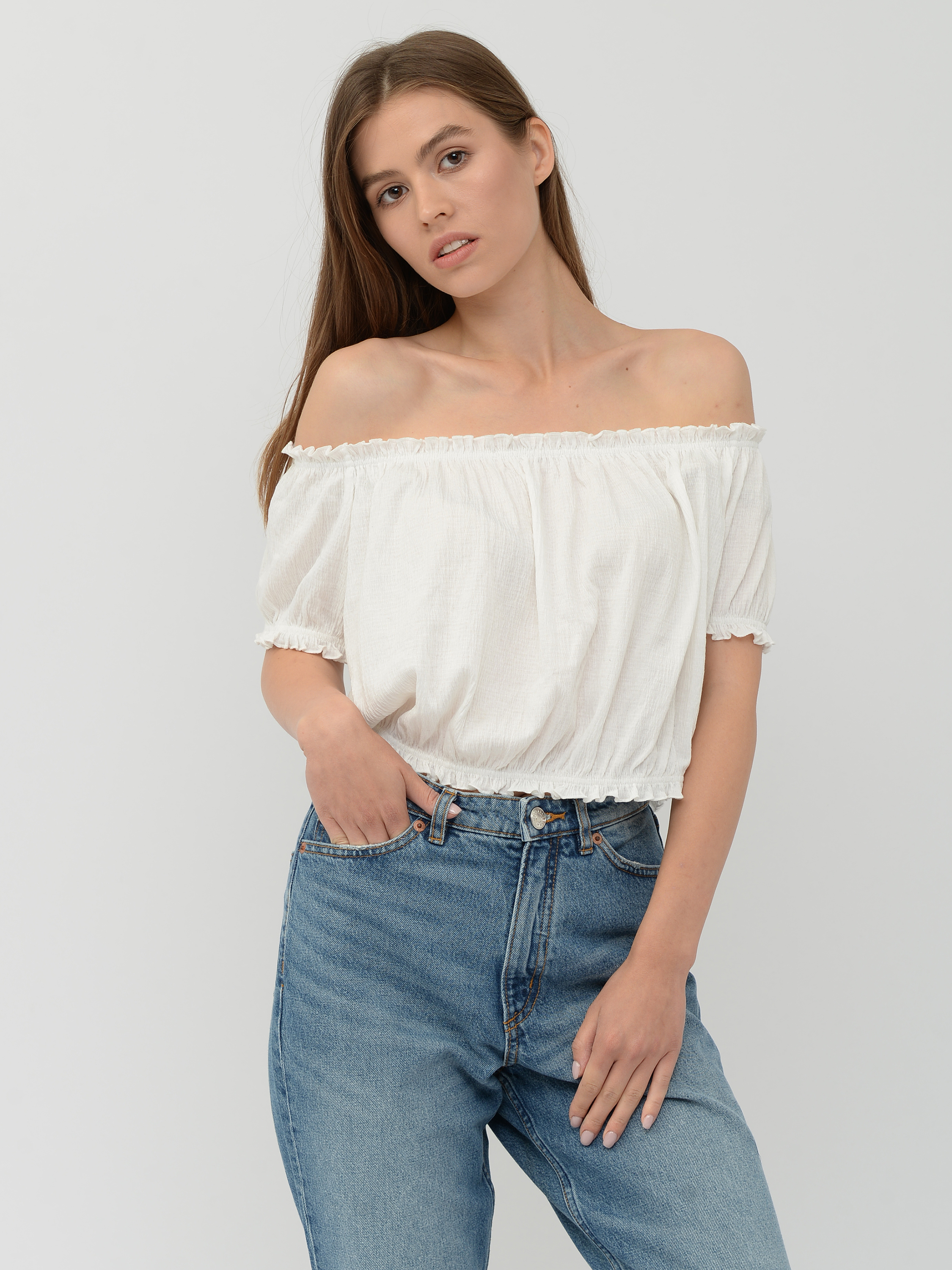 

Блуза H&M  белый 5214784, Блуза H&M XL белый 5214784