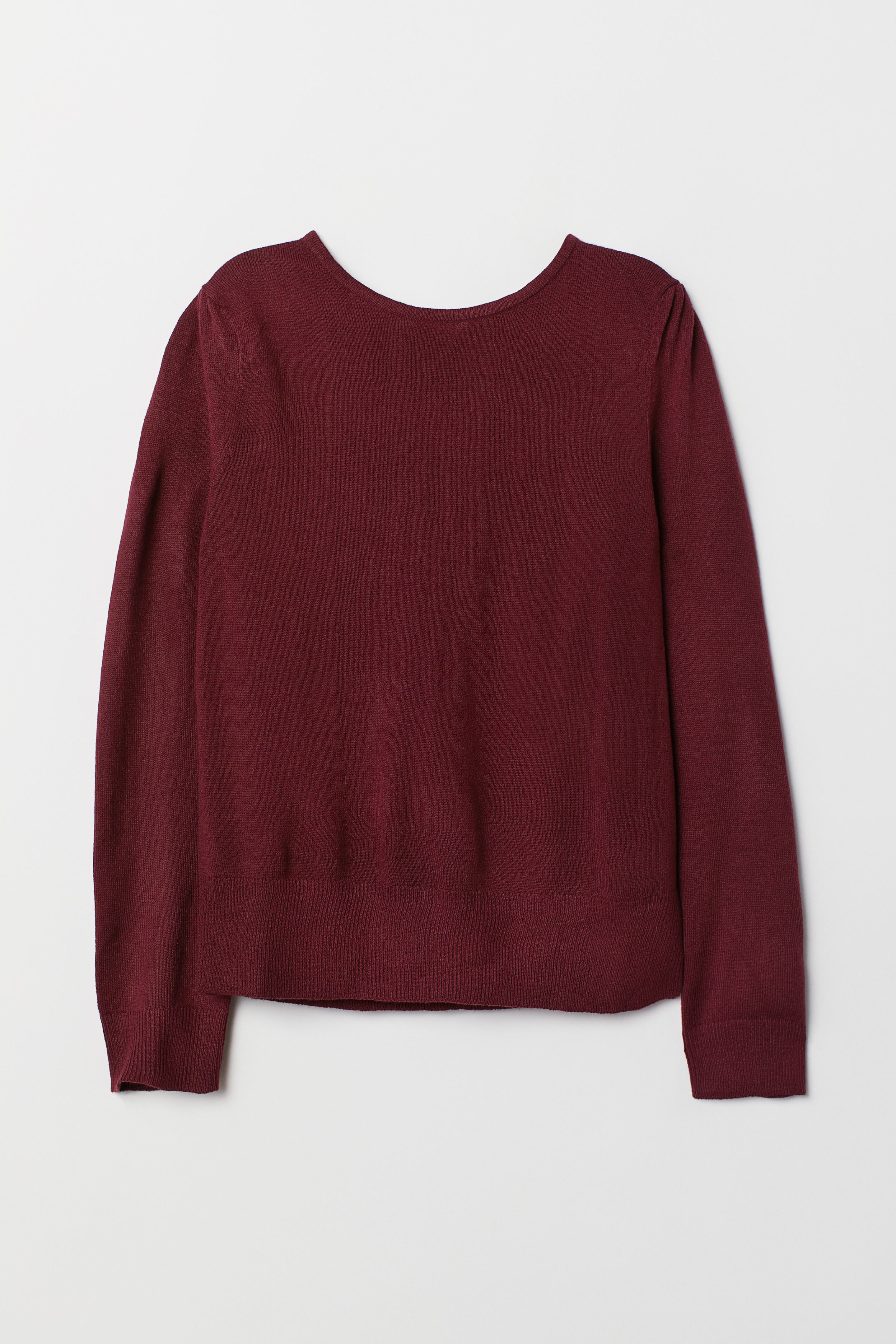 

Джемпер H&M  бордовый 6902220, Джемпер H&M XS бордовый 6902220