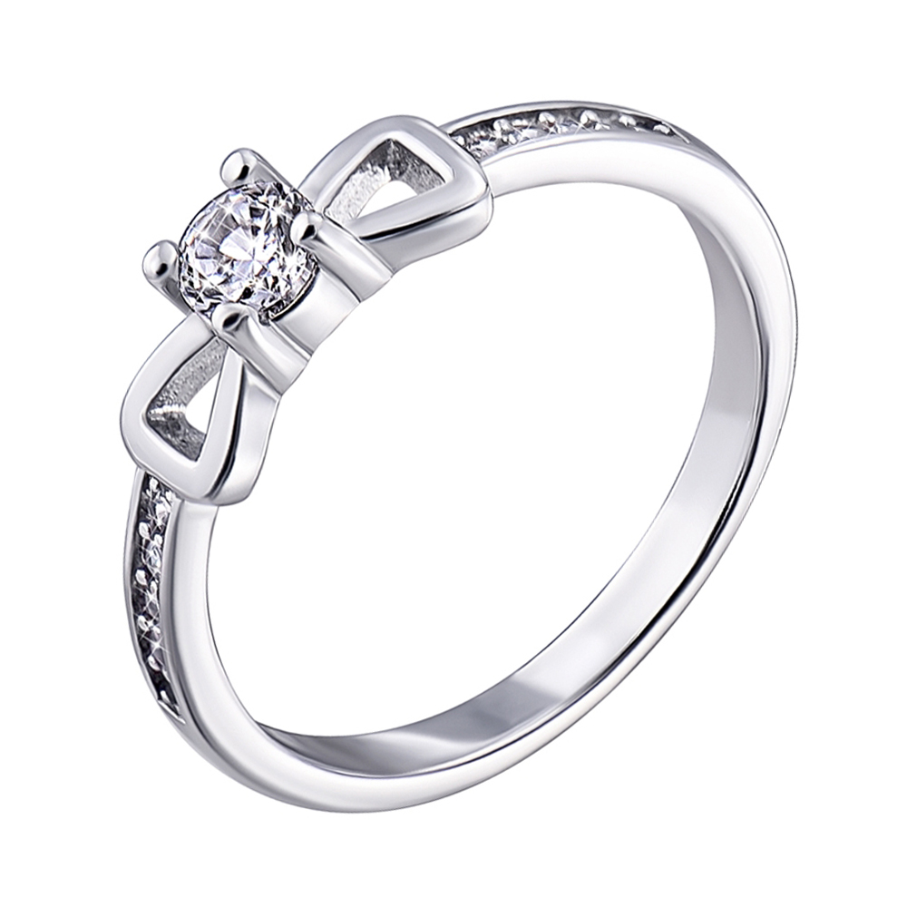 

Серебряное кольцо с фианитами 000139910 16.5 размера