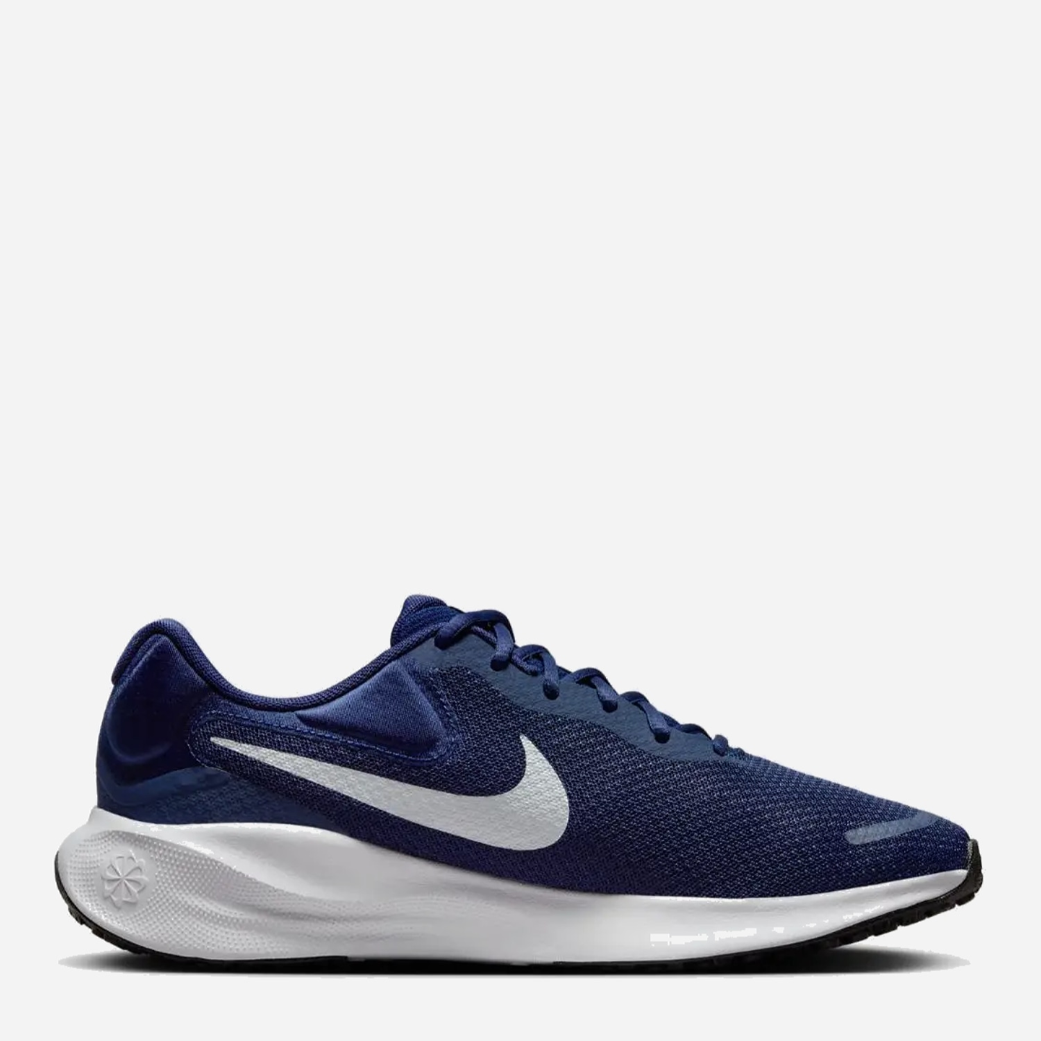 Акція на Чоловічі кросівки для бігу Nike Revolution 7 FB2207-400 45.5 (11.5US) 29.5 см Midnight Navy/Pure Platinum-Black-White від Rozetka