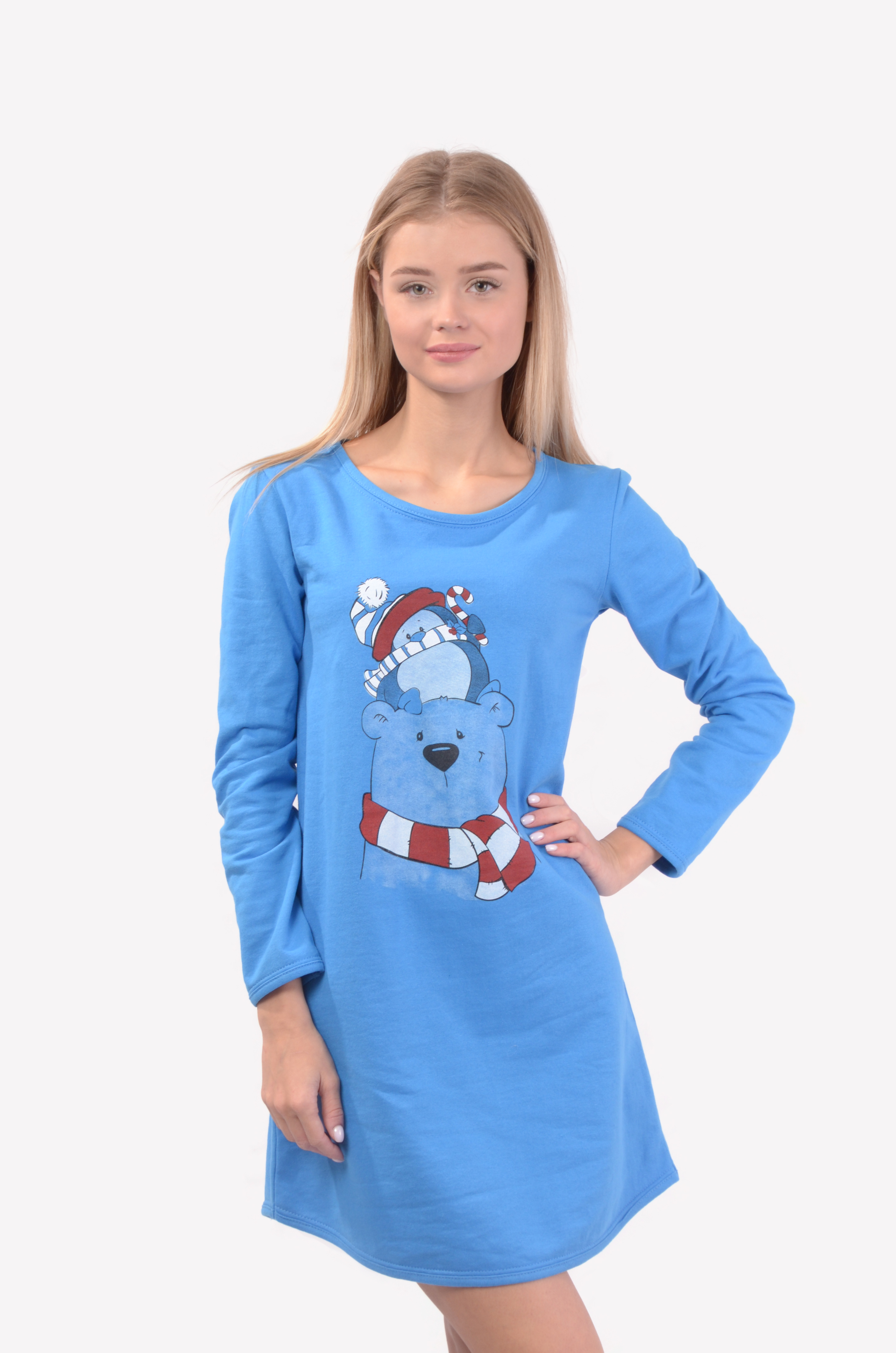 

Сорочка N.EL лазурь XXL (артикул 741-33-1)