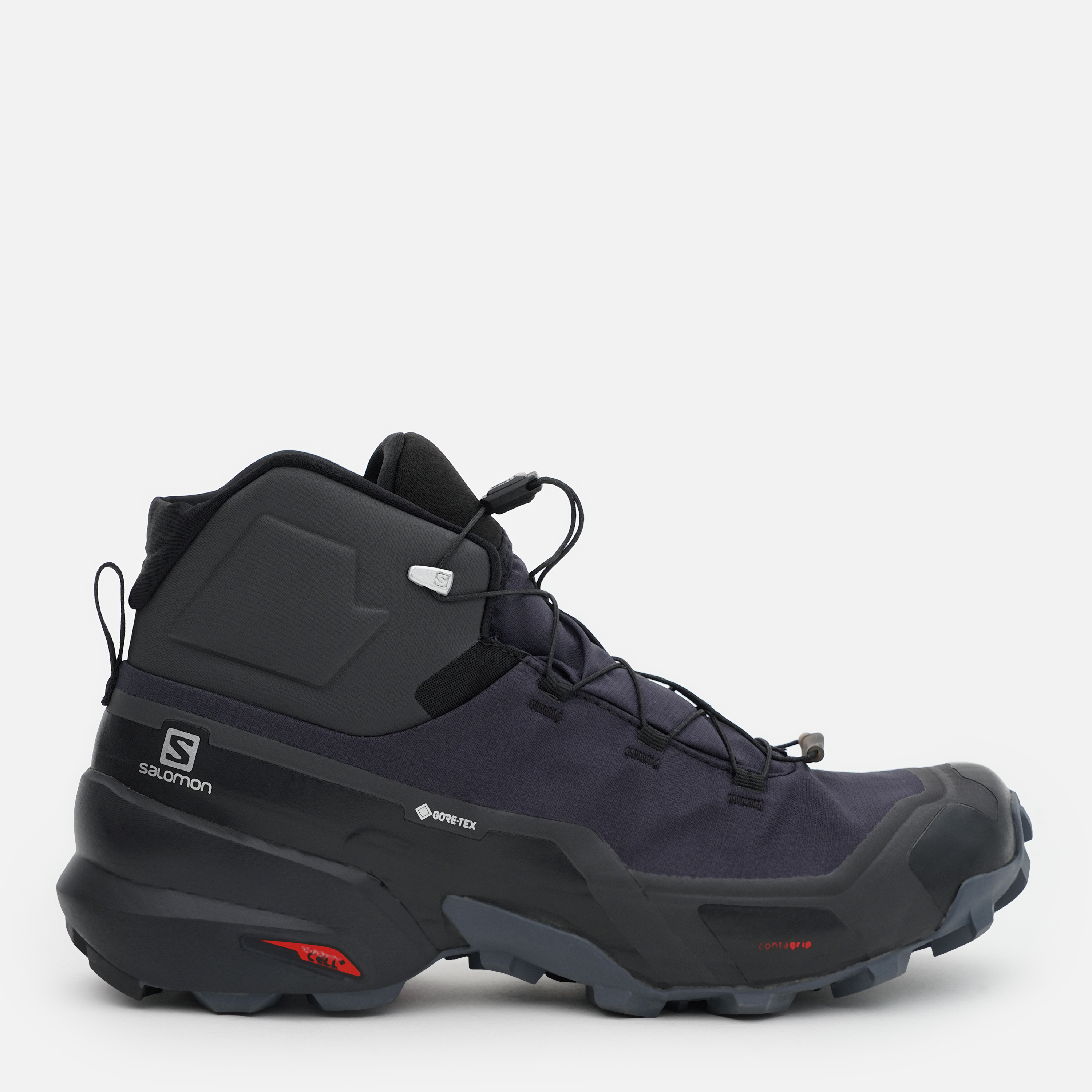 Акція на Чоловічі черевики для туризму з Gore-Tex Salomon Cross Hike Mid Gtx L41118500 44 (9.5) 27.5 см Чорні від Rozetka