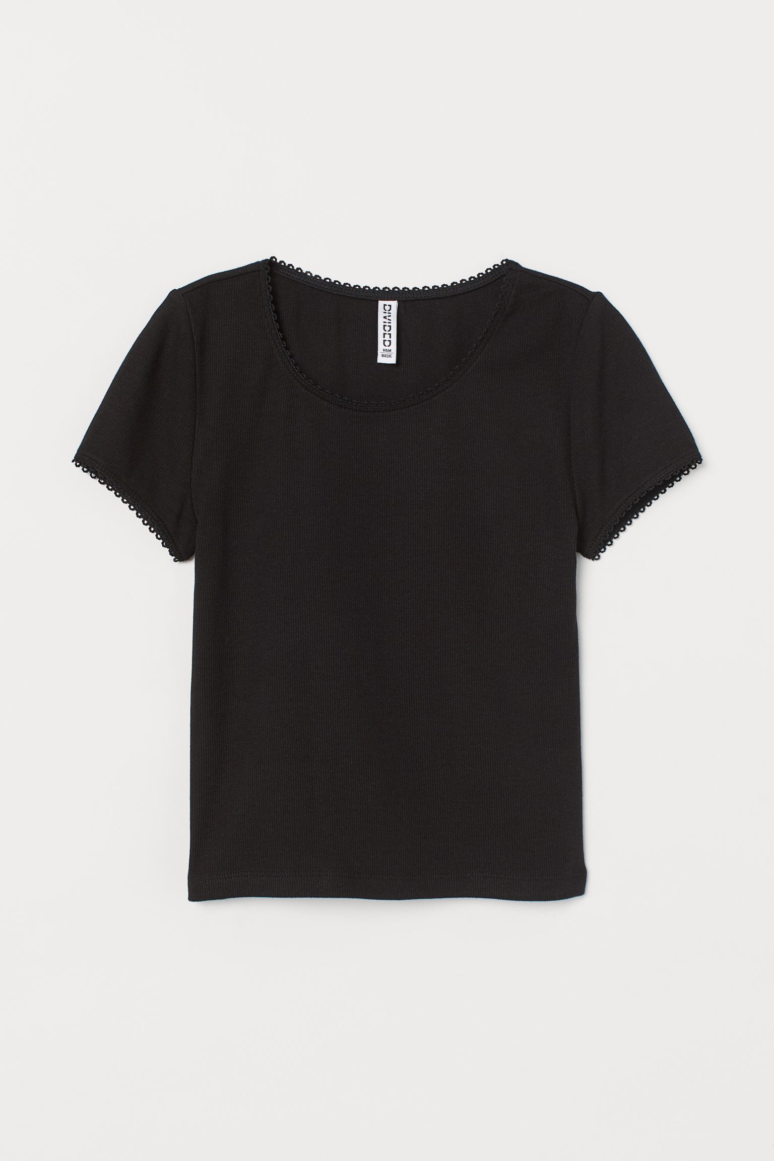 

Футболка H&M S черный 20118257191