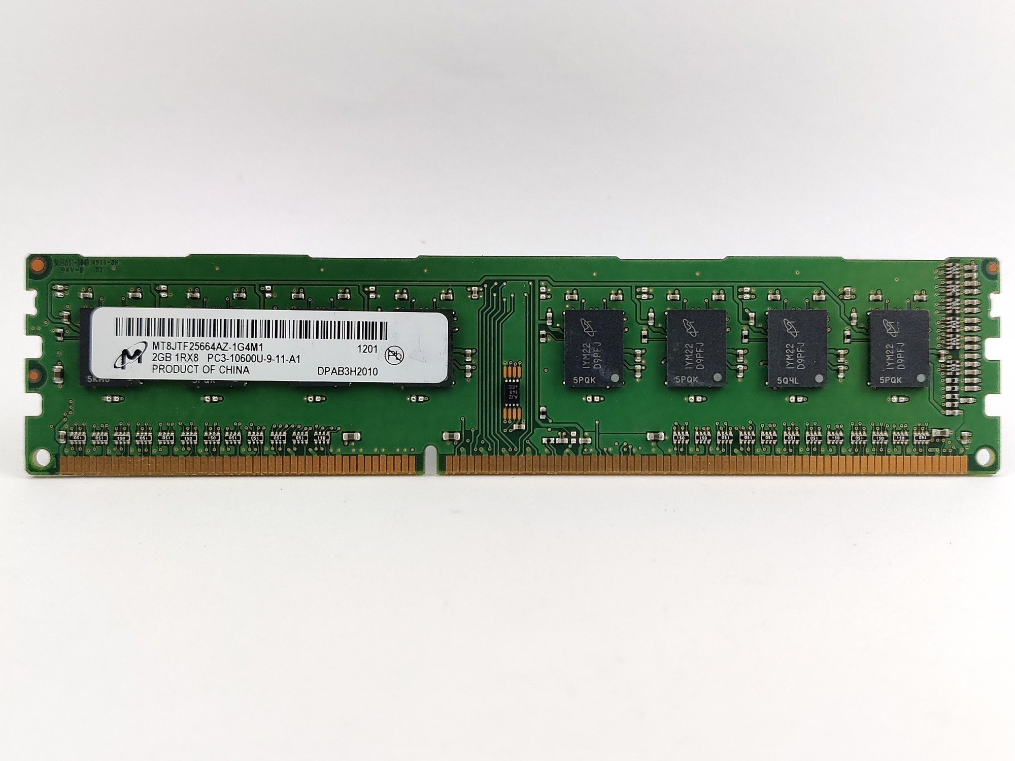 Оперативная память Micron DDR3 2Gb 1333MHz PC3-10600U (MT8JTF25664AZ ...