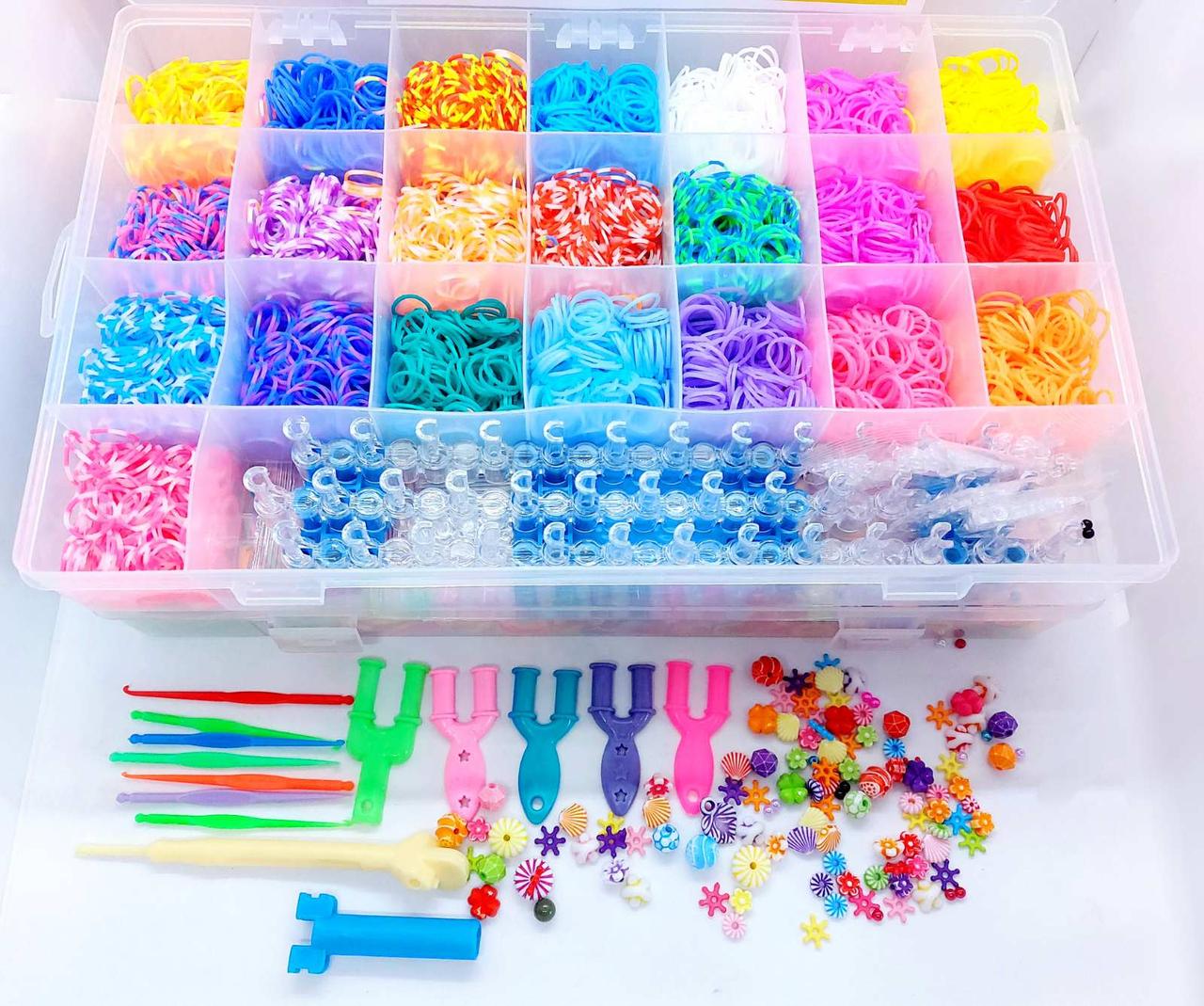 Резинки и наборы для плетения браслетов Rainbow Loom Bands