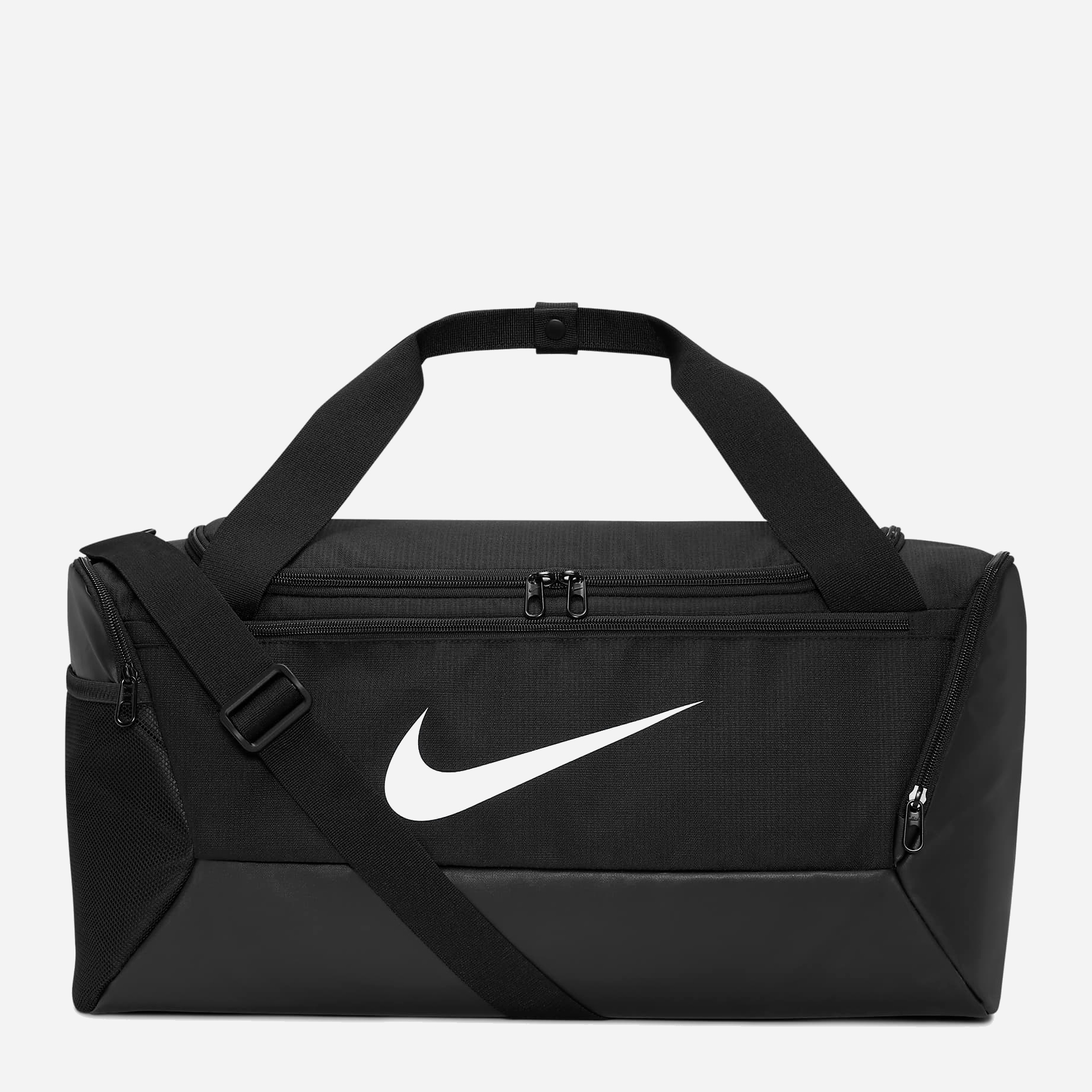 Акція на Спортивна сумка тканинна Nike BRSLA DRAWSTRNG 9.5 DM3976-010 Чорна/Біла від Rozetka
