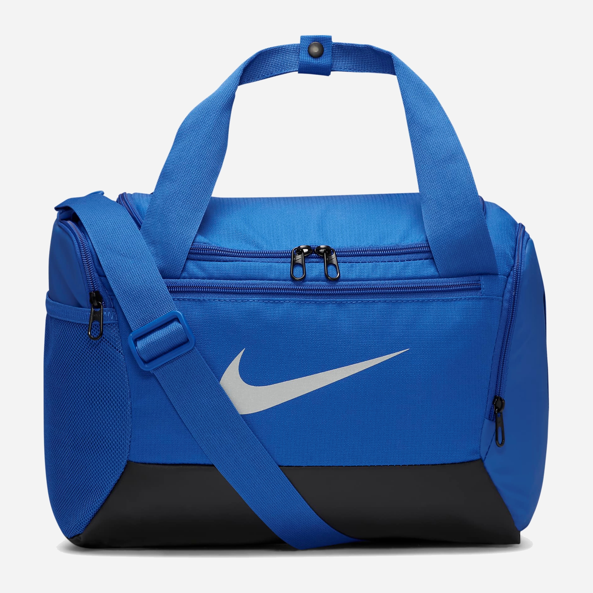 Акція на Спортивна сумка тканинна Nike CLUB CAP U CB NBY DM3977-480 Синя/Чорна/Срібний металік від Rozetka