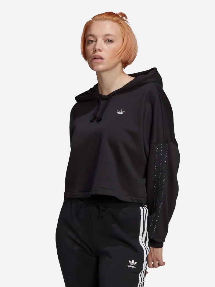 Акція на Худі жіноче Adidas Bb Cp Hoodie GC6792 48 Чорне від Rozetka