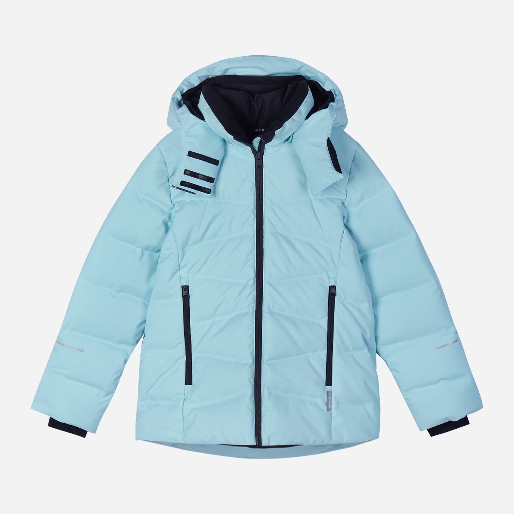 Акція на Дитяча зимова термо куртка для дівчинки Reima Vanttaus 531572_6030 134 см Блакитна від Rozetka
