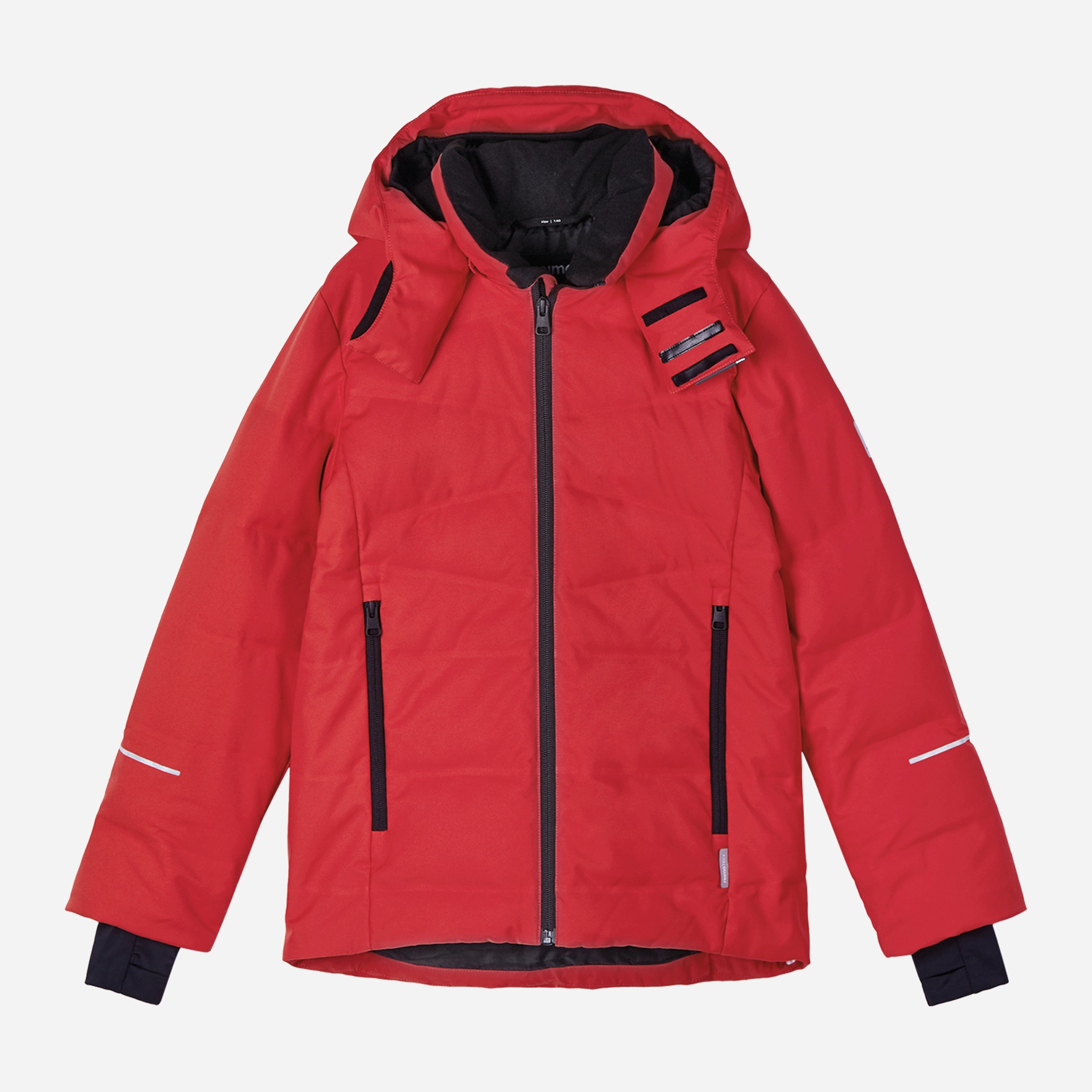 Акция на Підліткова зимова лижна пухова термо куртка для хлопчика Reima Vaattunki 531573_3880 152 см Червона от Rozetka