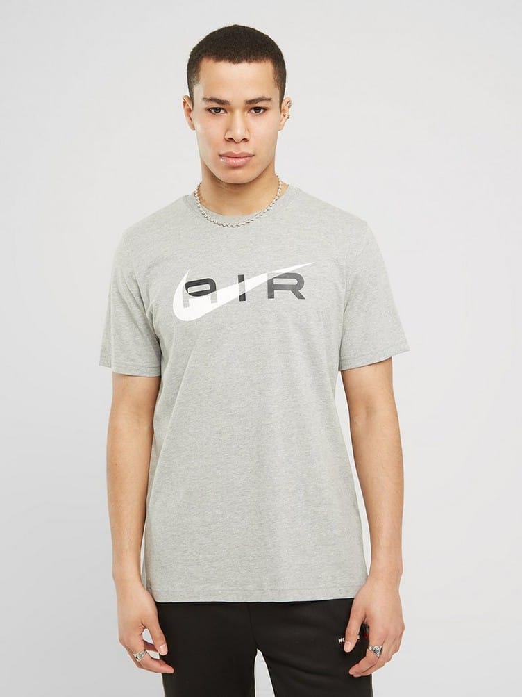 Акція на Футболка довга чоловіча Nike Nike M Sw Air Graphic Tee FN7704-064 XL Сіра від Rozetka