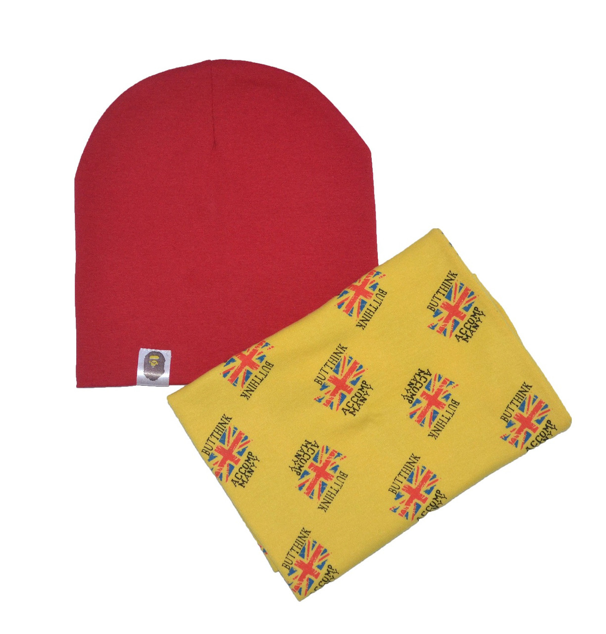

Набор Sweet Hats шапка красная и снуд желтый Англия 54 см (НУБ-01-116)