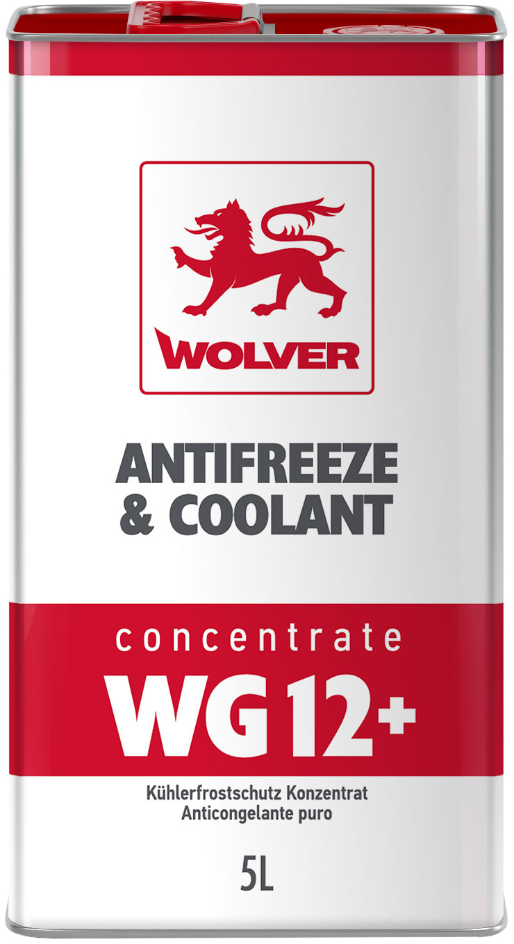 Антифриз концентрат Wolver Antifreeze & Coolant Concentrate WG12+ 5 л