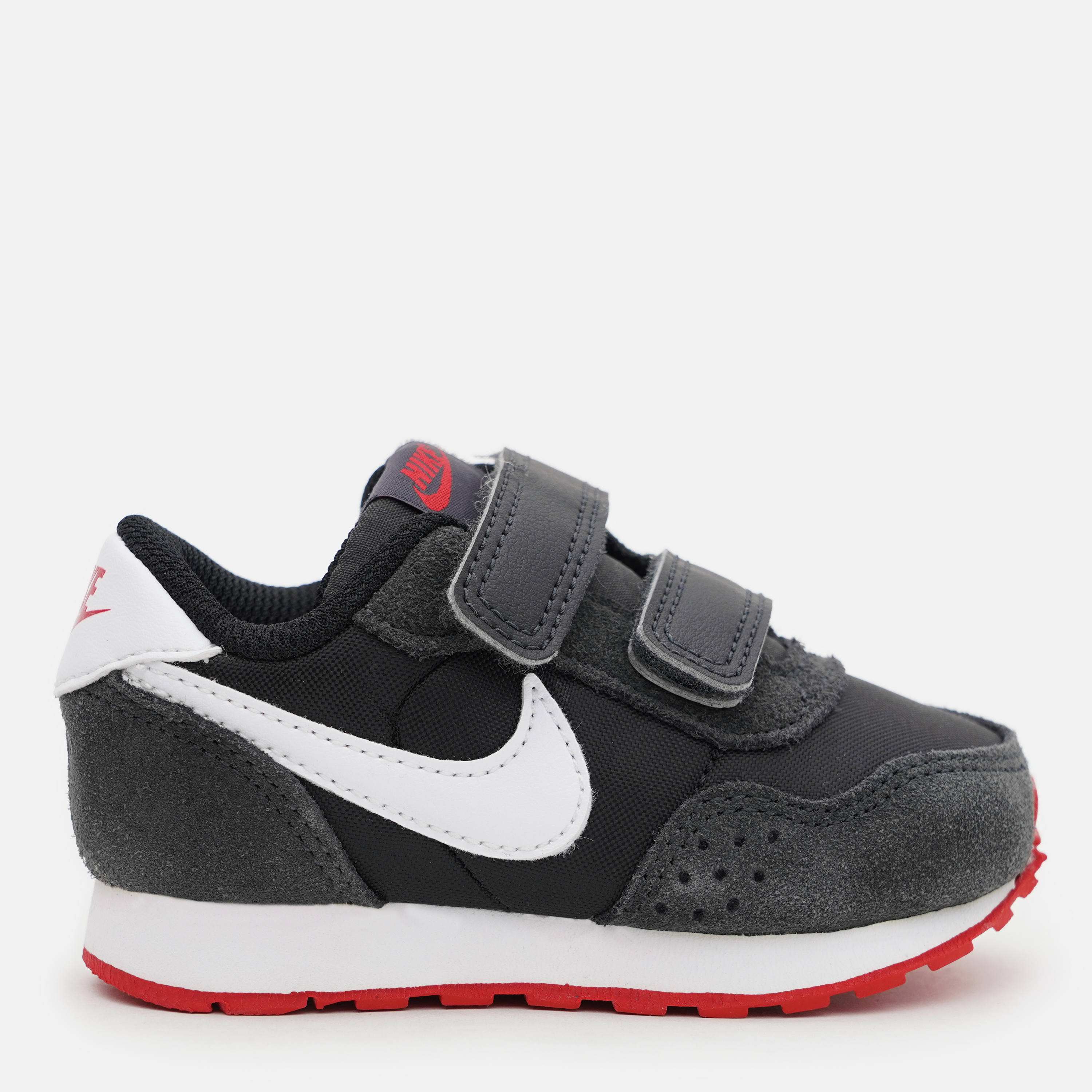 Акція на Дитячі кросівки для хлопчика Nike Md Valiant (Tdv) CN8560-016 25 Black/White-Dk Smoke Grey-University Red від Rozetka
