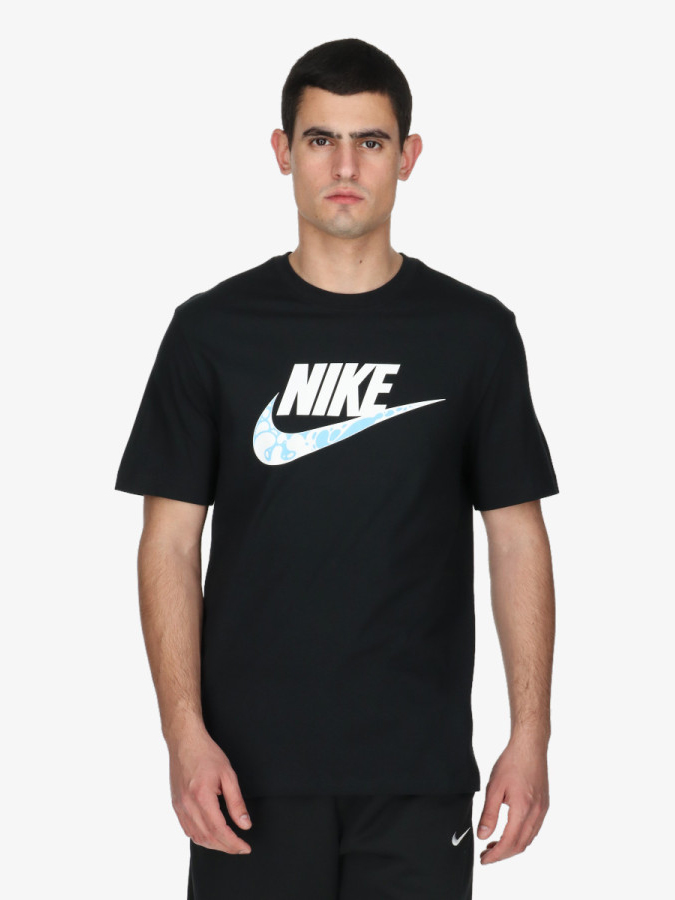 Акція на Футболка довга чоловіча Nike M Nsw Tee 12Mo Futura Sp24 FQ8034-010 L Чорна від Rozetka