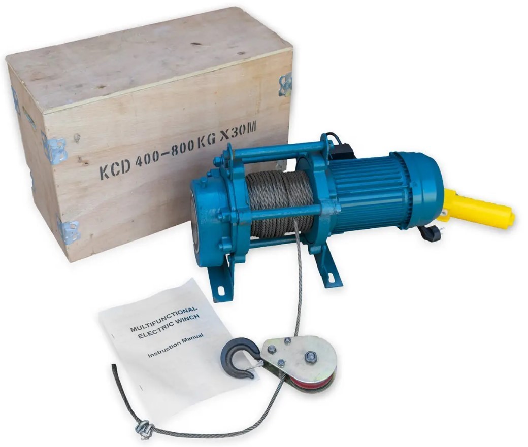 ЛЕБЕДКА ЭЛЕКТРИЧЕСКАЯ KRAISSMANN KCD 800 (ДО 30 М, ОДНА ФАЗА) – фото ...