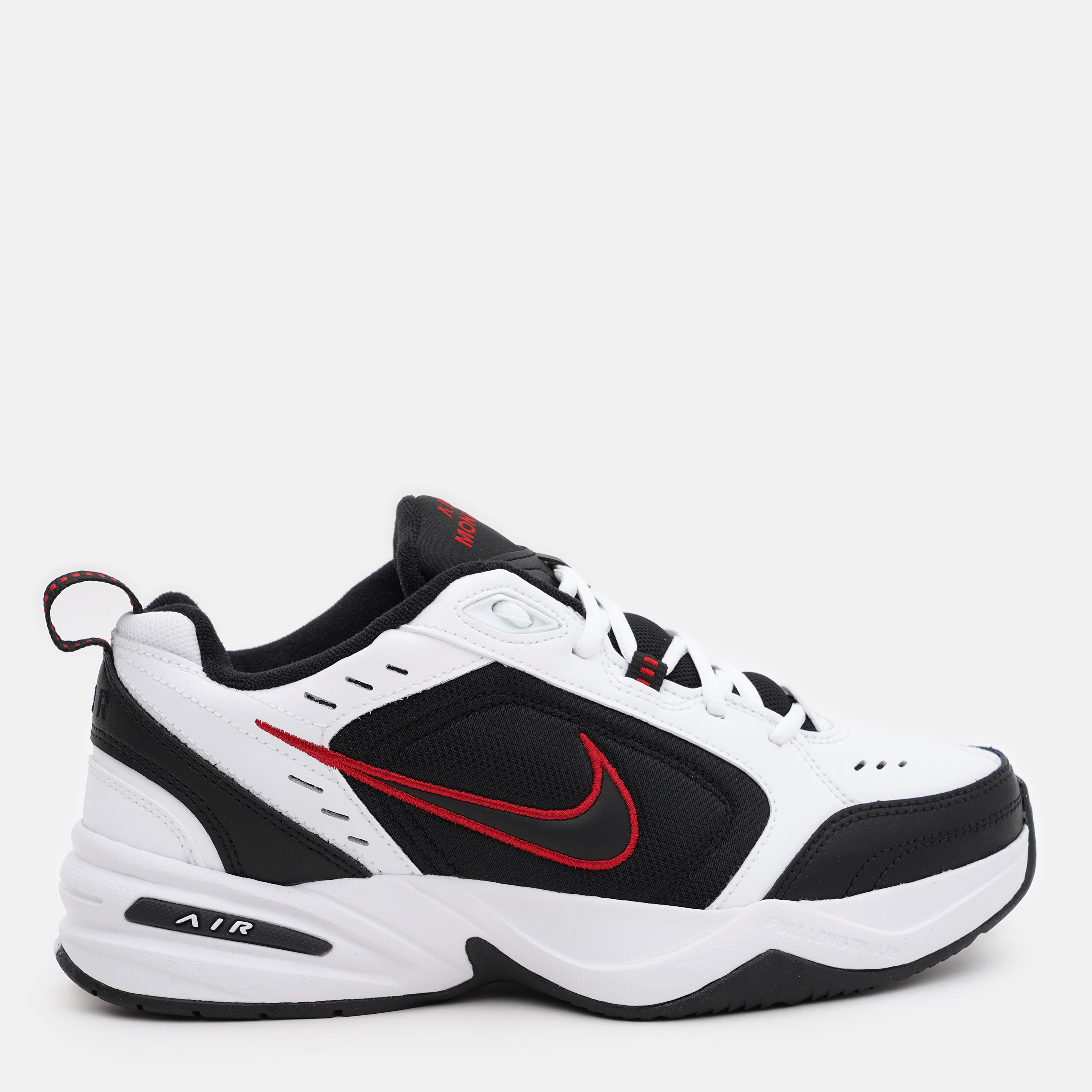 Акція на Чоловічі кросівки для залу Nike Air Monarch Iv 415445-101 47.5 (13US) 31 см Білий/Чорний від Rozetka