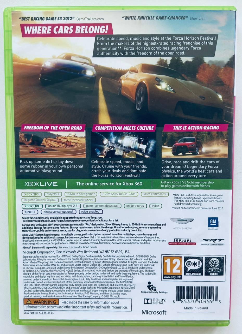 ROZETKA » Forza Horizon, Б/У, русская версия - диск для Xbox 360 от  продавца: RetroGaming Shop купить в Украине: цена, отзывы