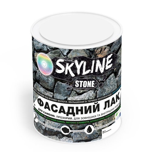 Фасадный лак для камня с мокрым эффектом Skyline глянцевый – фото ...