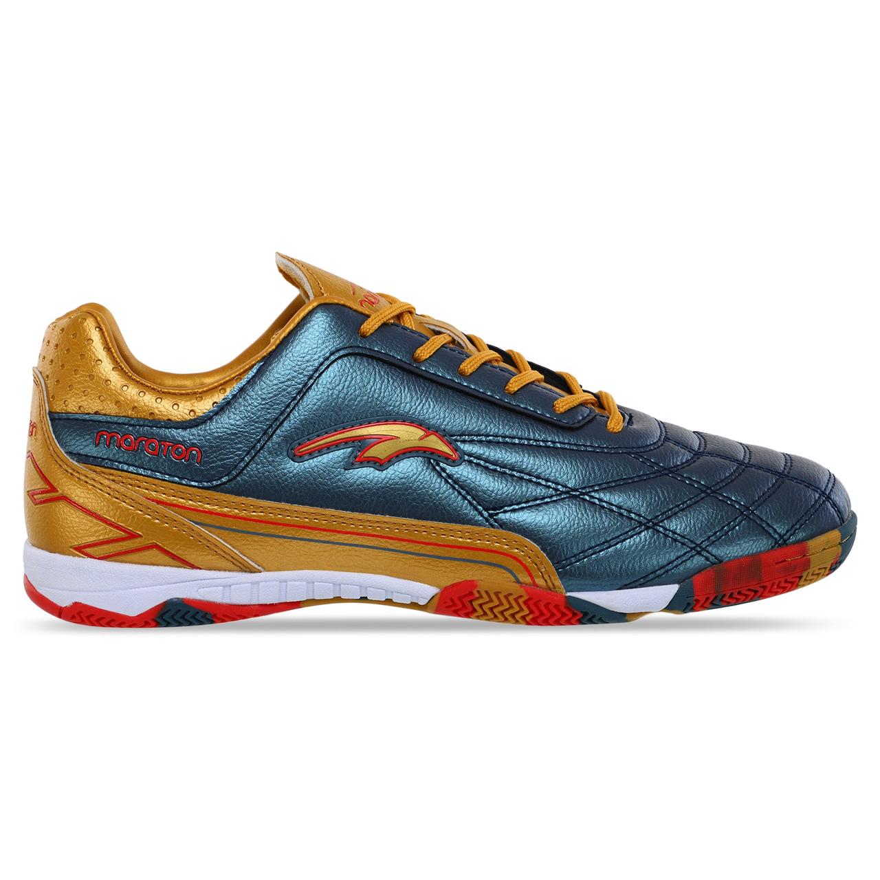 Обувь для футзала мужская Maraton 210671-3 размер 44 Deep Blue-Gold от ...