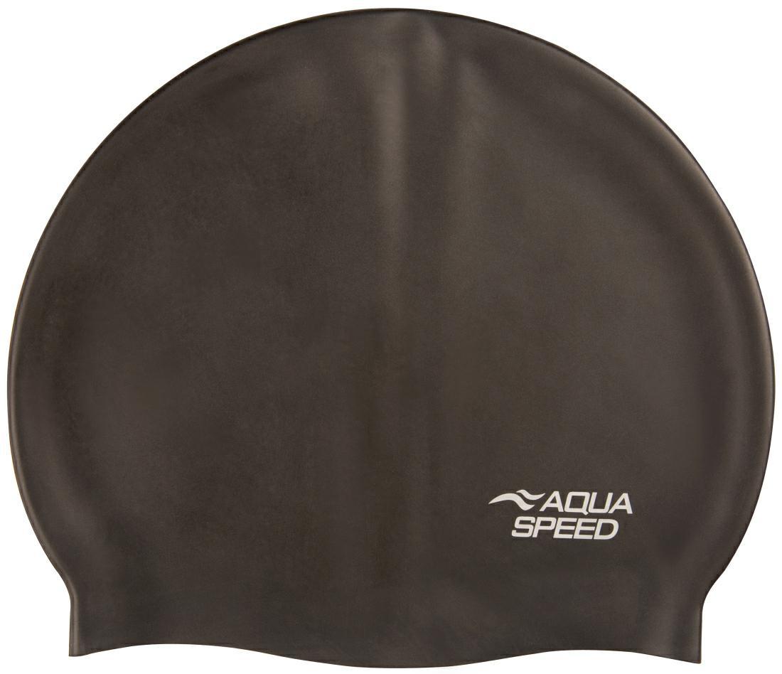 Шапка для плавания Aqua Speed MONO XL 3869 (279-07) Унисекс OSFM Черная ...