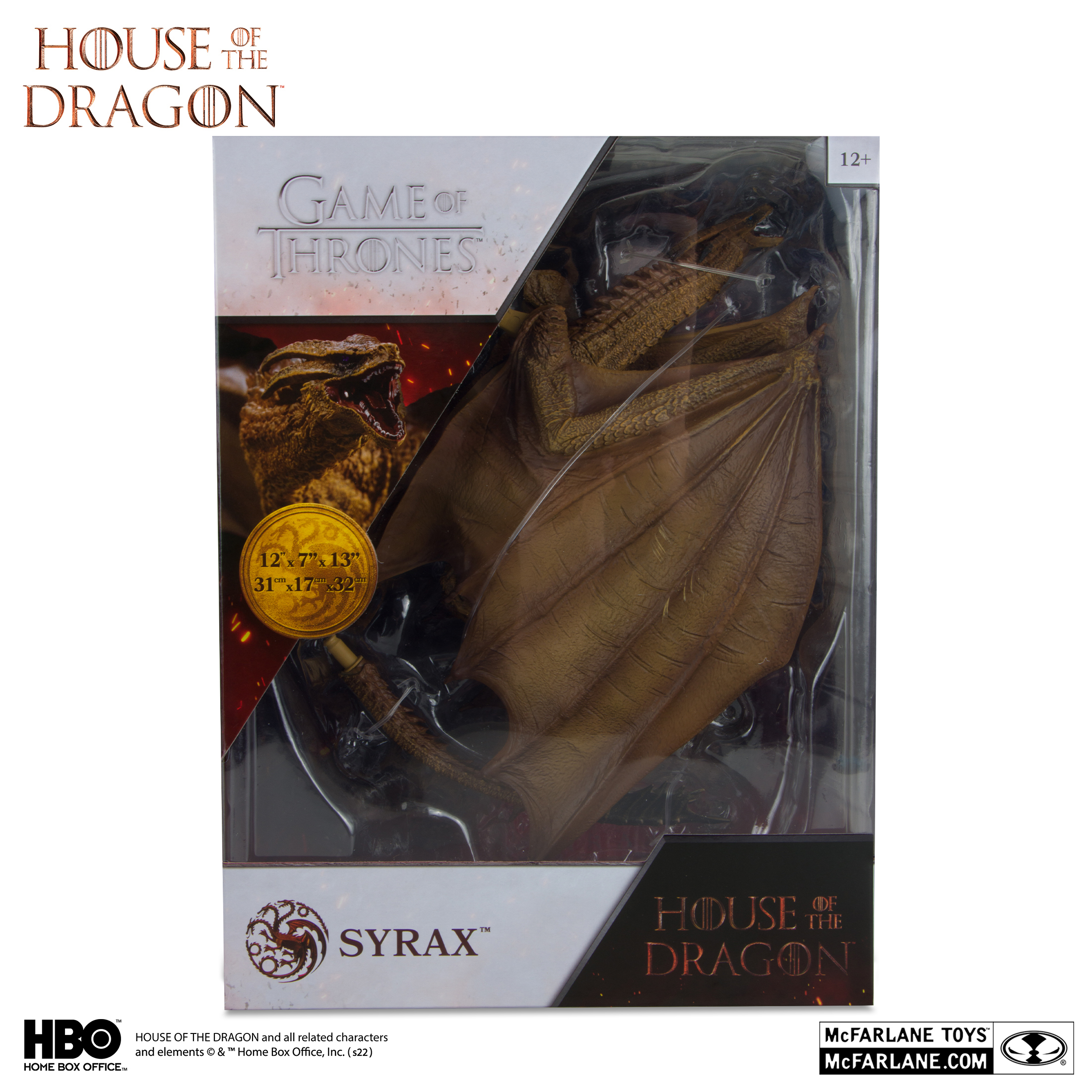 Фигурка Дракон Сиракс Дом Дракона House of the Dragon Syrax McFarlane 13826  – фото, отзывы, характеристики в интернет-магазине ROZETKA от продавца:  ActionToyStore | Купить в Украине: Киеве, Харькове, Днепре, Одессе,  Запорожье, Львове