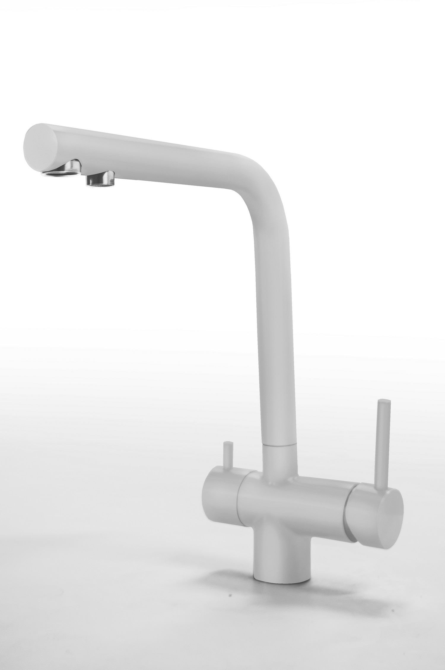 

Кухонный смеситель Elleci T01 BIANCO TITANO 68 Белый