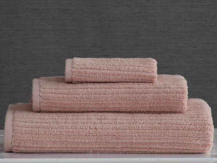 

Набор полотенец PAVIA STRIPE 2019 PUDRA 3шт. (75х150,50х85,30x30) 401989-100% хлопок
