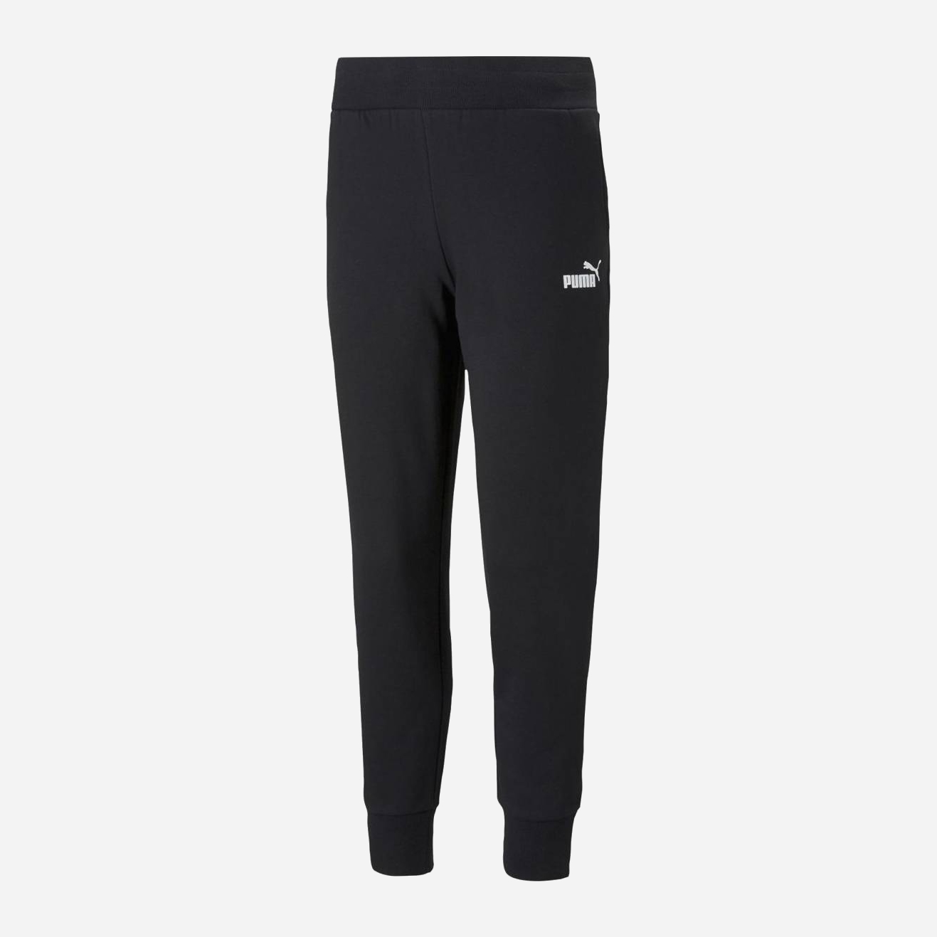 Акція на Спортивні штани теплі на флісі жіночі Puma Ess Sweatpants Fl Cl 586839-01 M Чорні від Rozetka