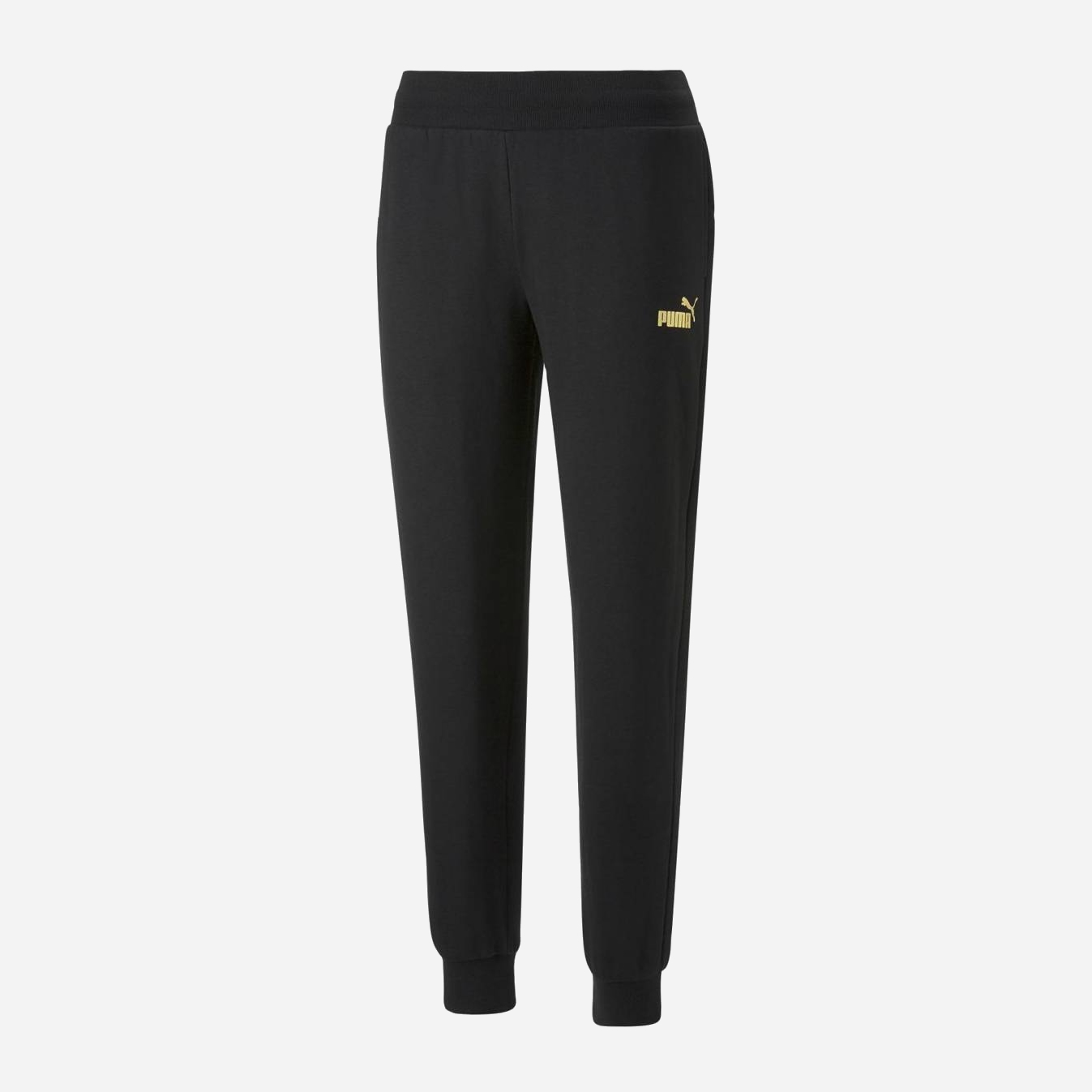 Акція на Спортивні штани теплі на флісі жіночі Puma Ess+ Metallic Pants Fl 849959-01 XL Чорні від Rozetka