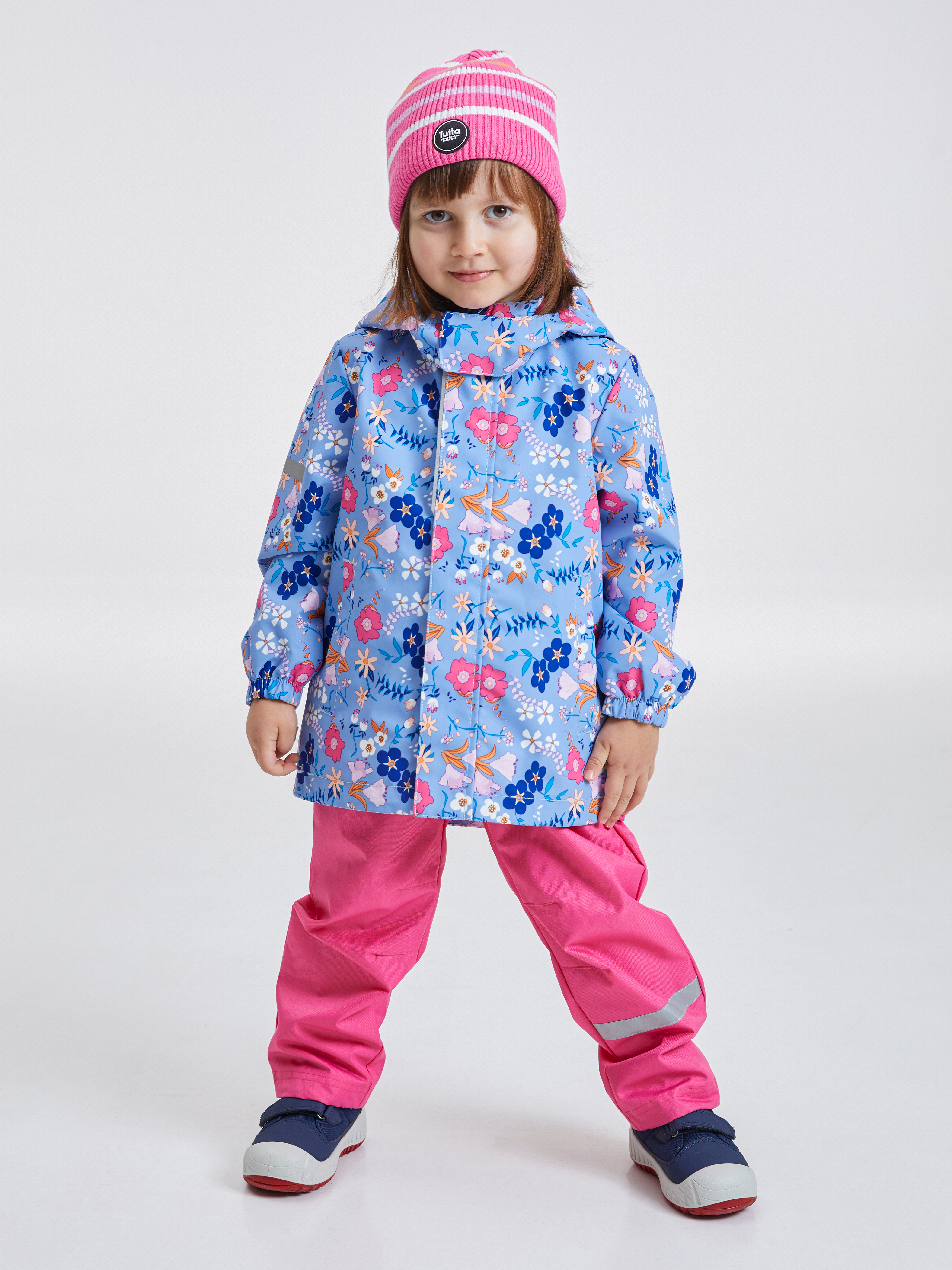 Акція на Дитяча демісезонна термо куртка для дівчинки Tutta by Reima Uoti 6100018B-51A1 128 см Блакитна від Rozetka