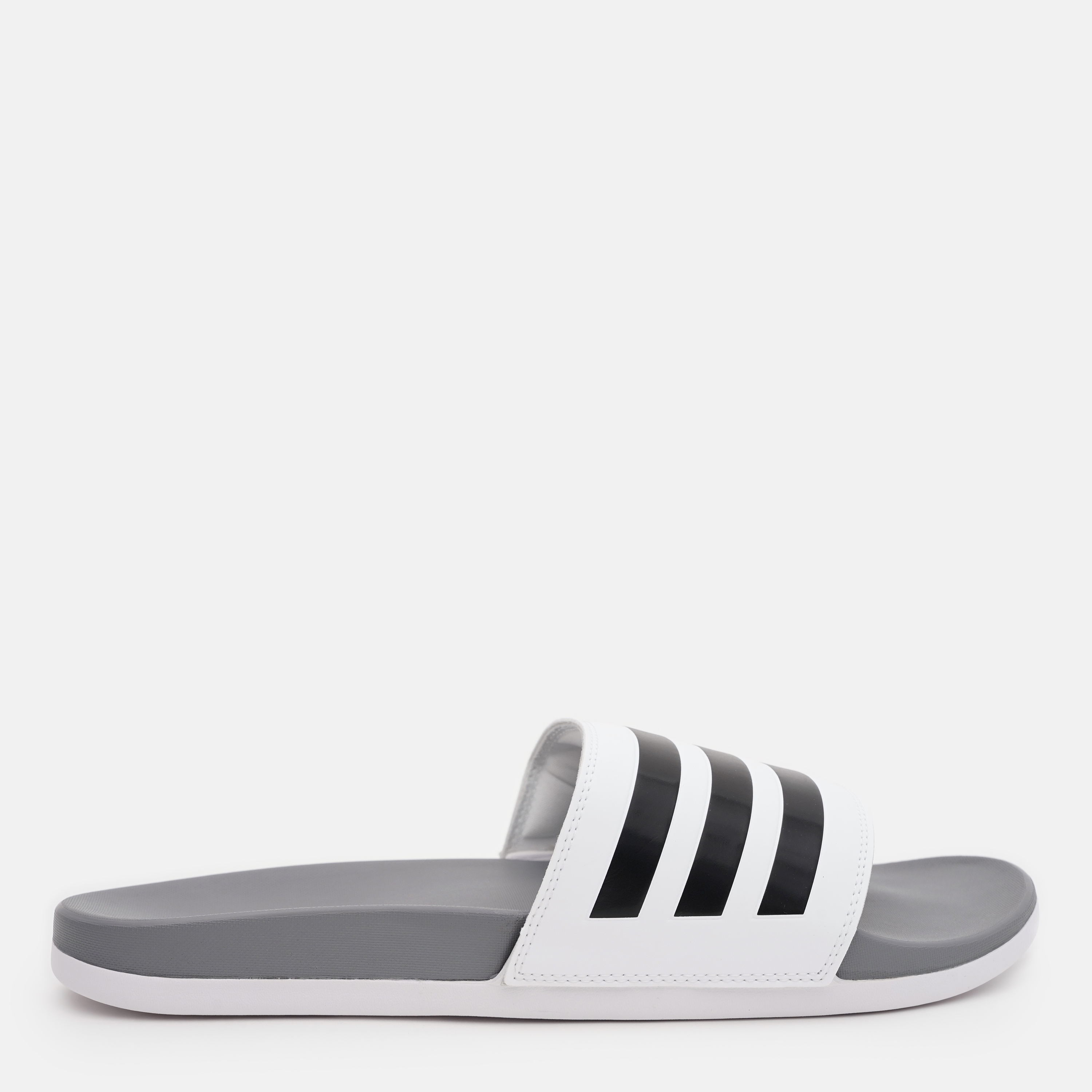 Акція на Чоловічі шльопанці для пляжу Adidas Adilette Comfort GZ5895 46 (11UK) 29.5 см Ftwwht/Cblack/Grethr від Rozetka