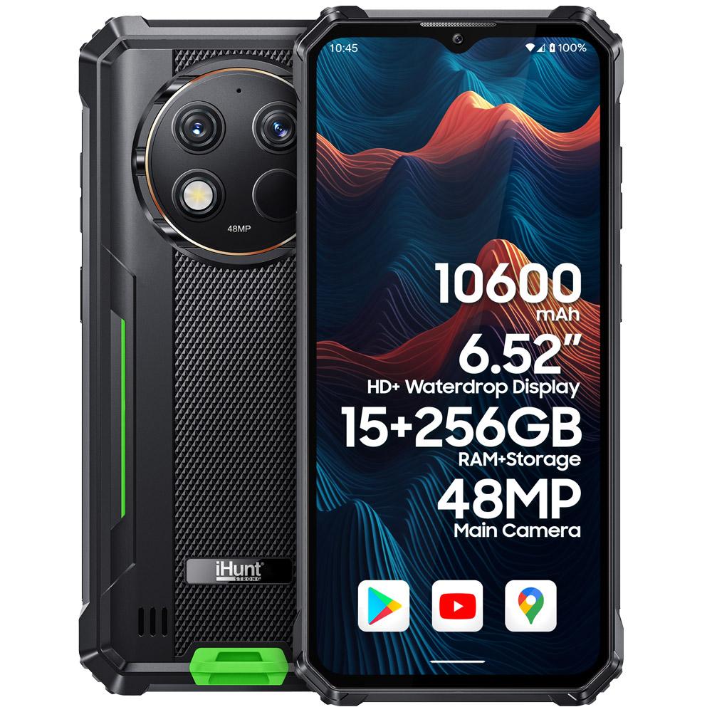 Противоударный защищенный водонепроницаемый смартфон iHunt Titan P15000  Ultra Green- 8/256 Гб, 10600 мАг – фото, отзывы, характеристики в  интернет-магазине ROZETKA от продавца: Ecovent | Купить в Украине: Киеве,  Харькове ...