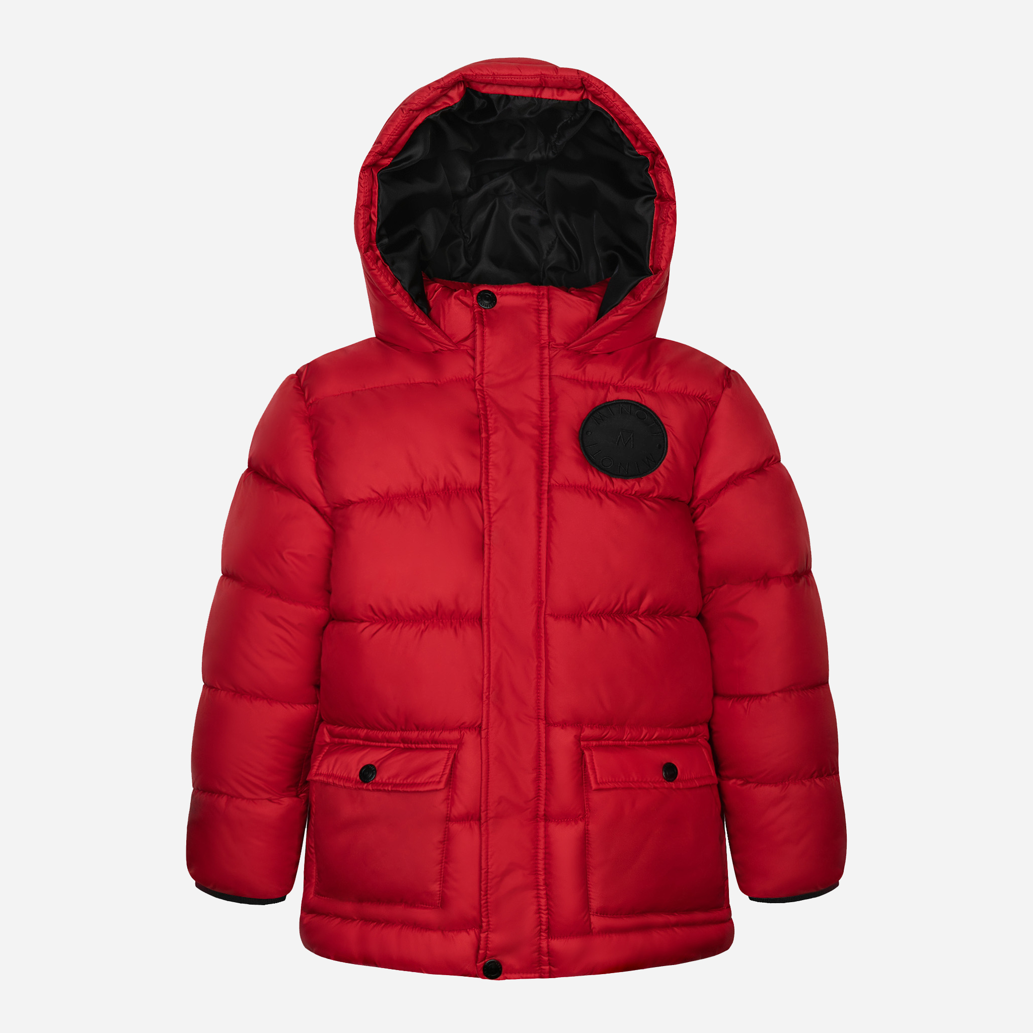 Акція на Дитяча зимова куртка для хлопчика Minoti 11COAT 12 37375JNR 104-110 см Червона від Rozetka