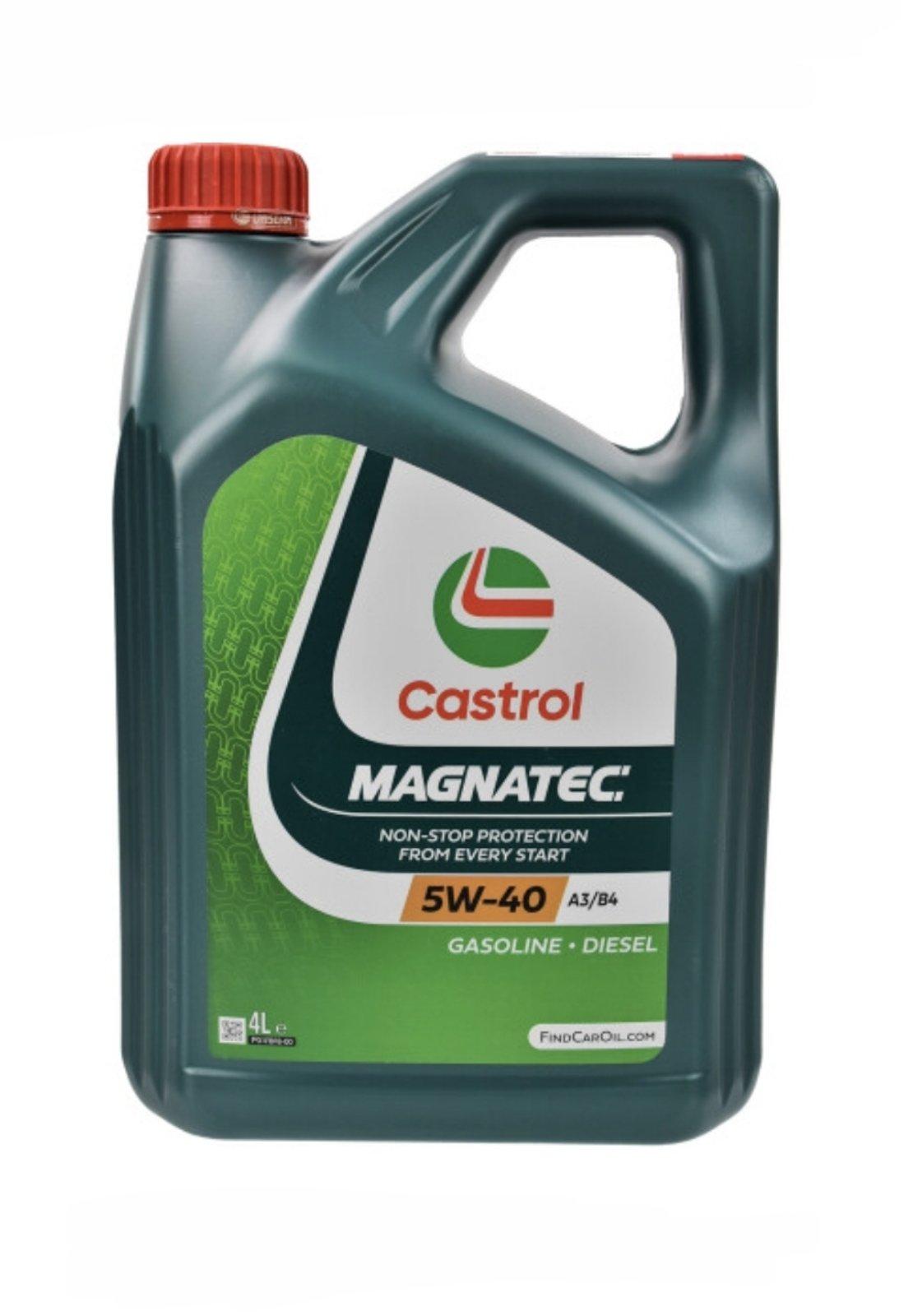 Моторное масло Castrol Magnatec 5W-40 A3/B4 4 л (15C9D1) – фото, отзывы ...